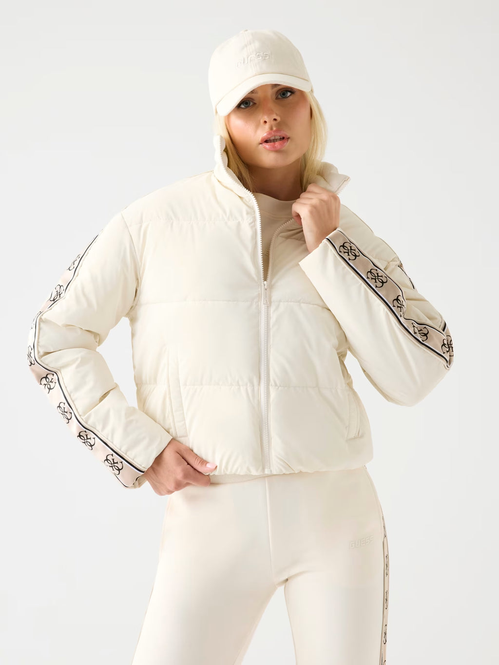 Giacca Guess - Giacca Piumino Collo Alto