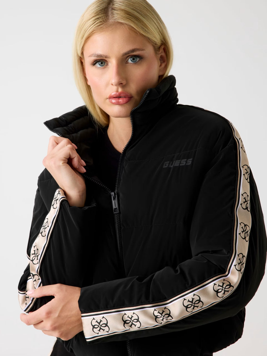 Giacca Guess - Giacca Piumino Collo Alto