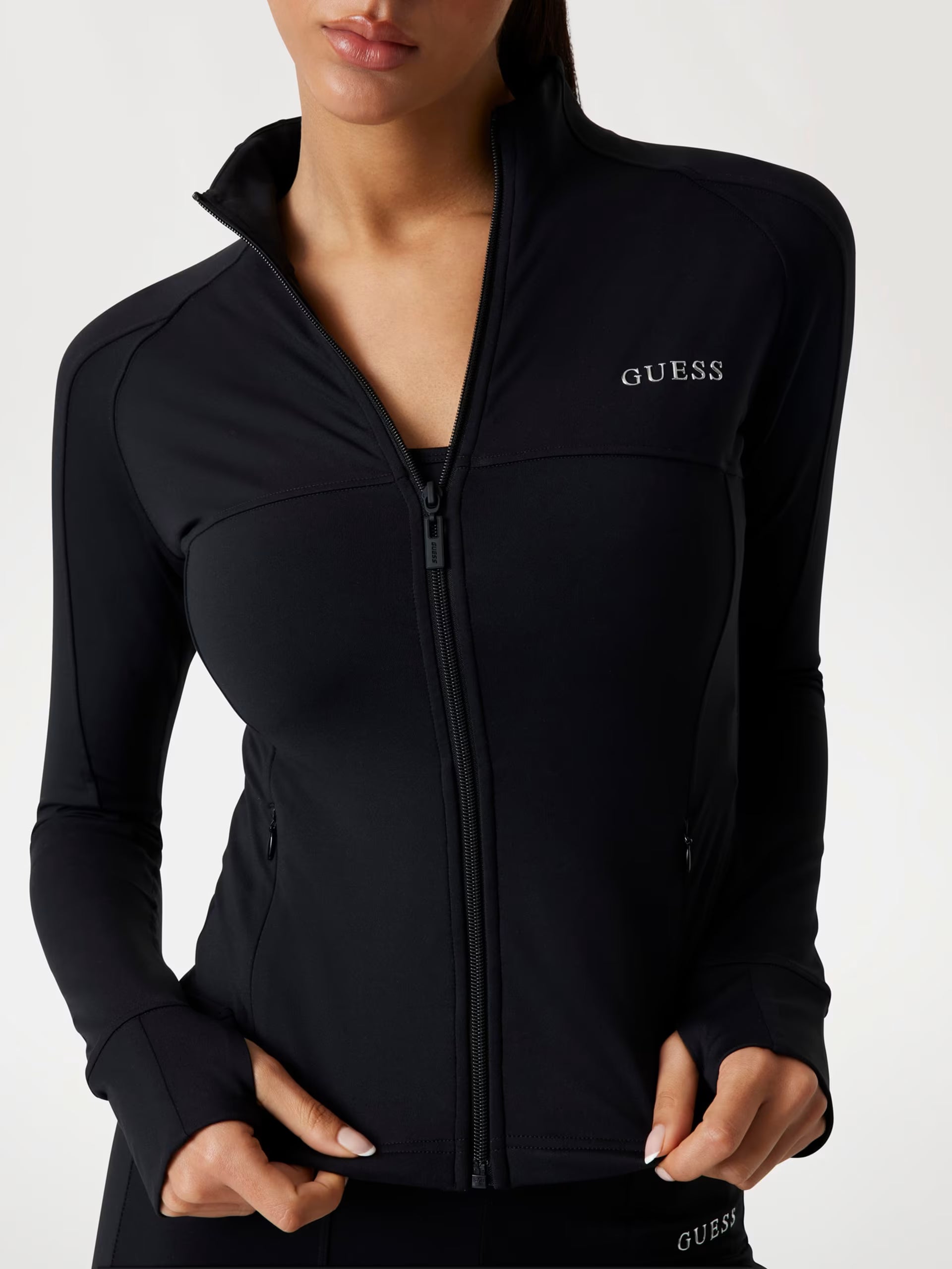 GUESS - GIACCA ACTIVE CON ZIP INTERA