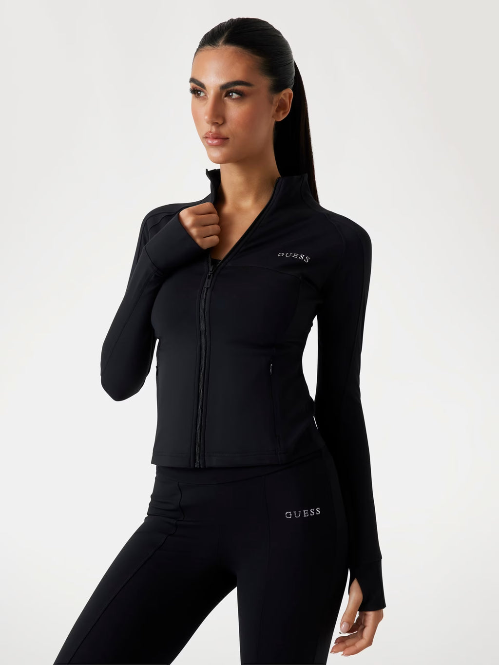 GUESS - GIACCA ACTIVE CON ZIP INTERA