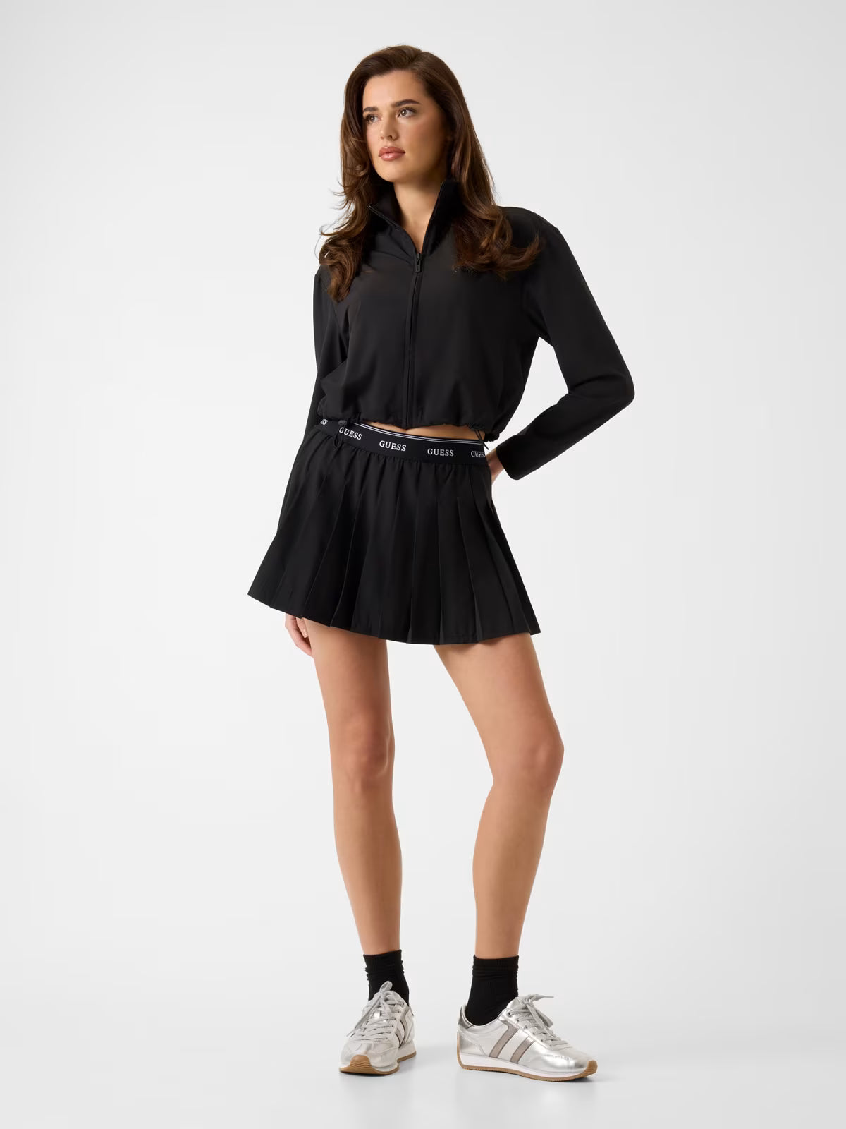 Felpa Guess Elasticizzata Con Logo