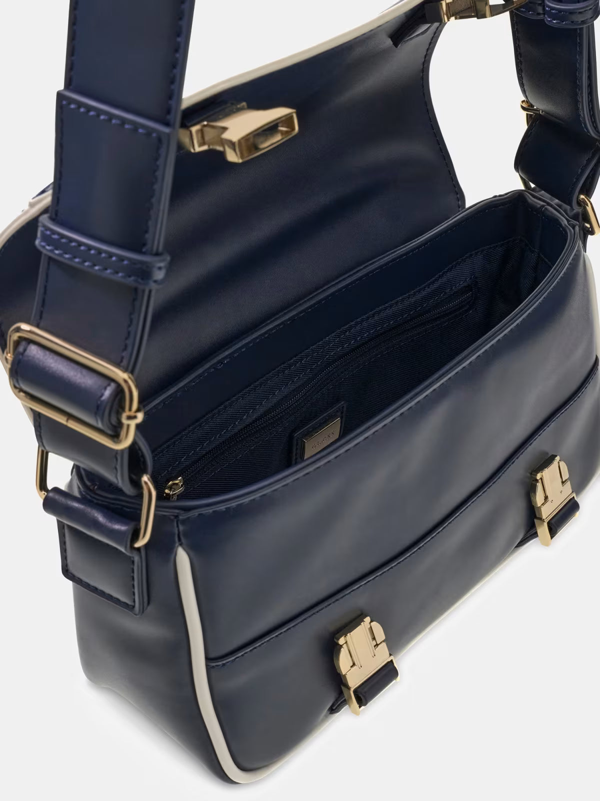 Borsa Guess - Borsa a Tracolla Guess Donna Blu con Logo Frontale