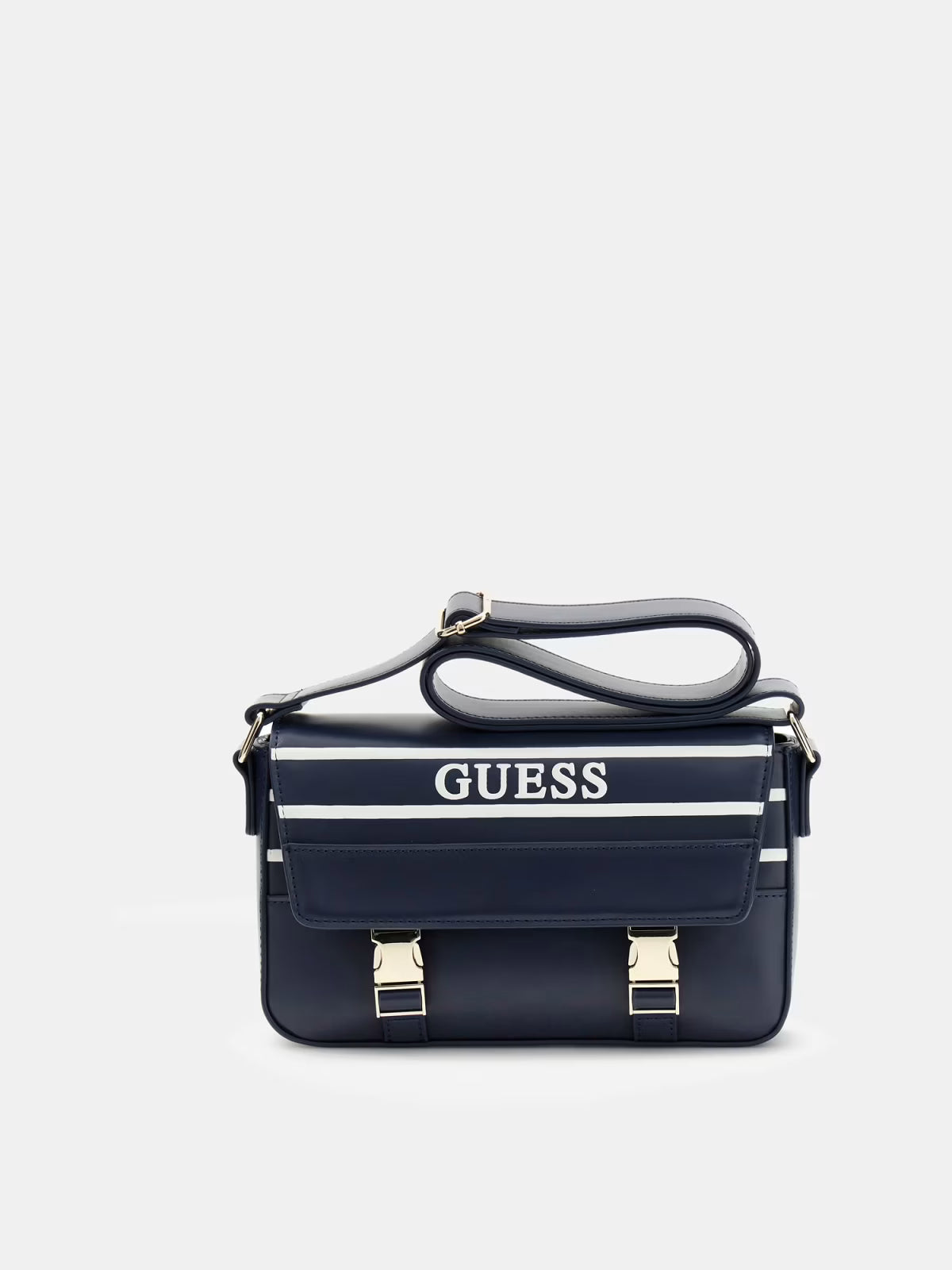 Borsa Guess - Borsa a Tracolla Guess Donna Blu con Logo Frontale