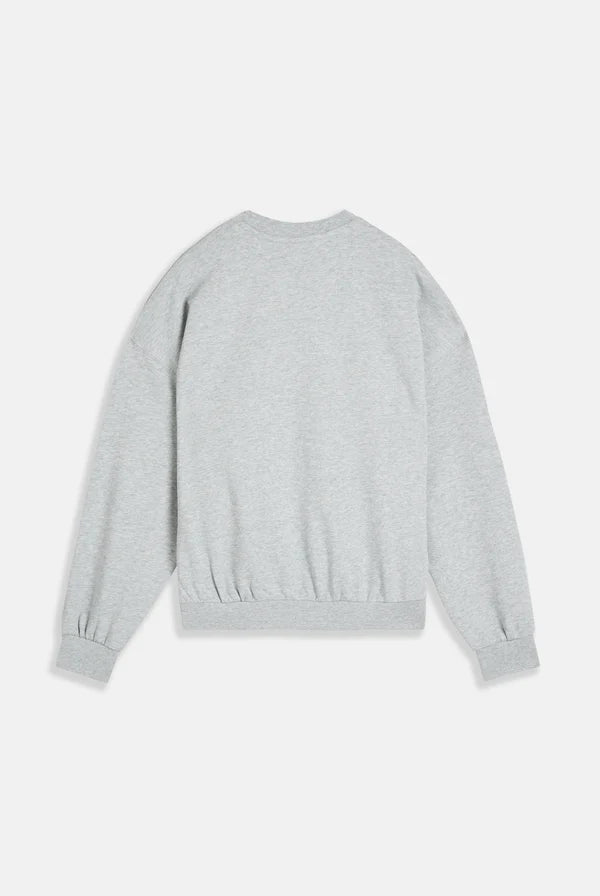 JUICY COUTURE - Silver marl flocked crest sweatshirt