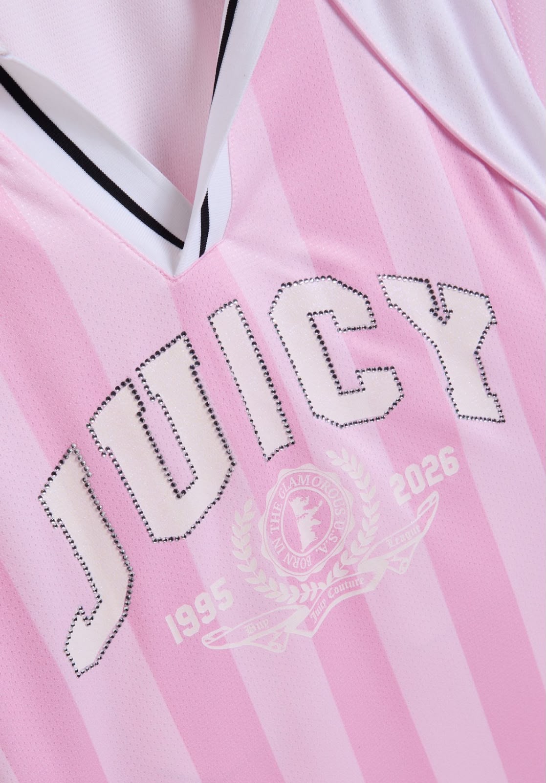 Maglia Pink Stripe 'Juicy' Football Jersey