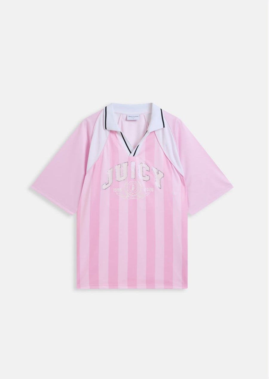 Maglia Pink Stripe 'Juicy' Football Jersey — 3/3