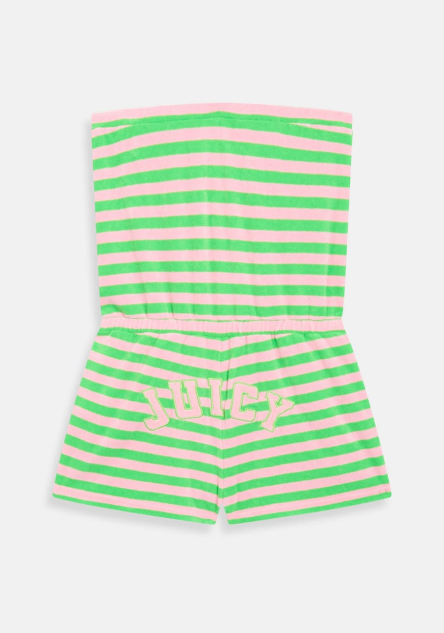 Tutina Donna Juicy Couture a Fascia in Spugna con Logo Ricamato — 1/5