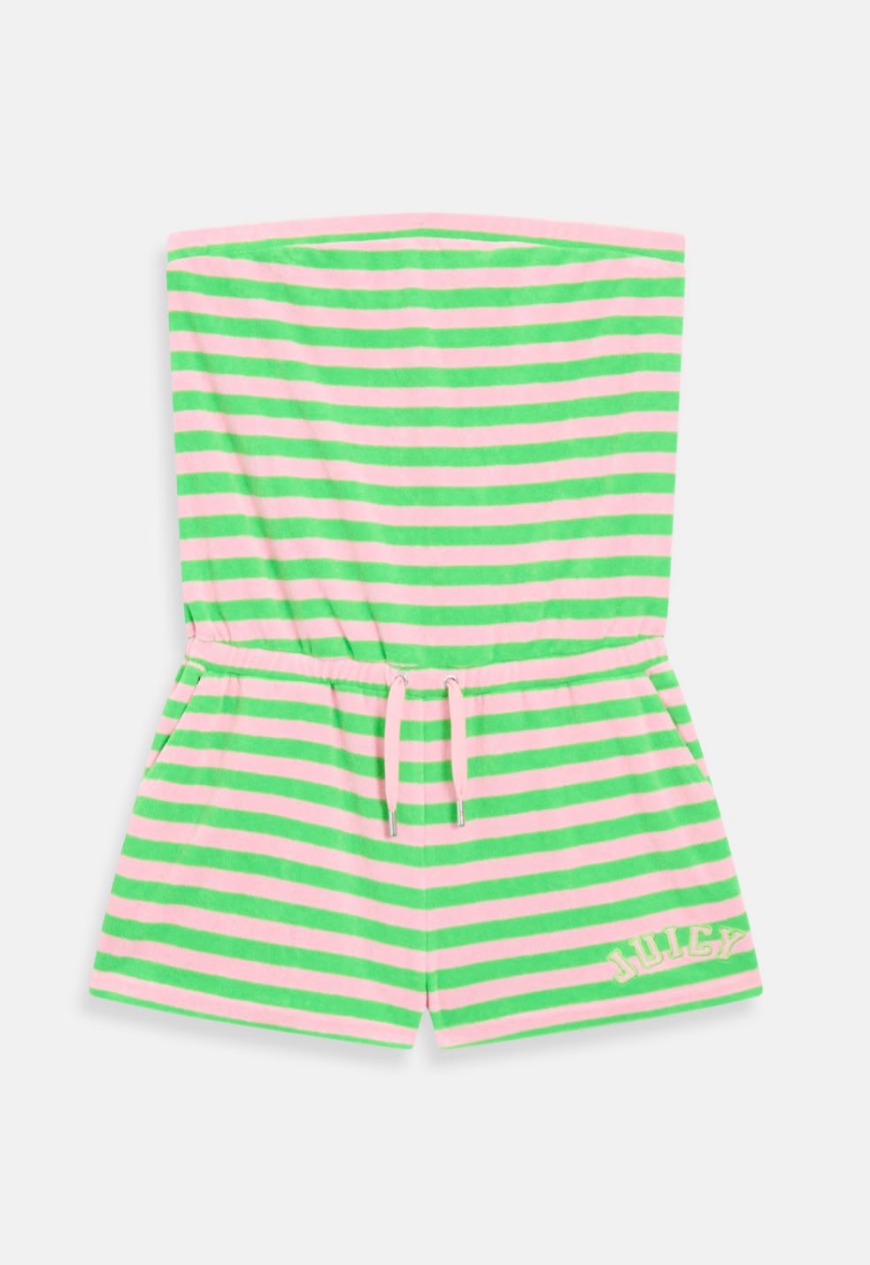 Tutina Donna Juicy Couture a Fascia in Spugna con Logo Ricamato
