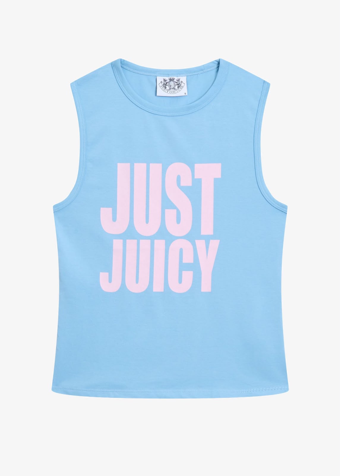 Canotta Powder Blue 'Just Juicy' Tank