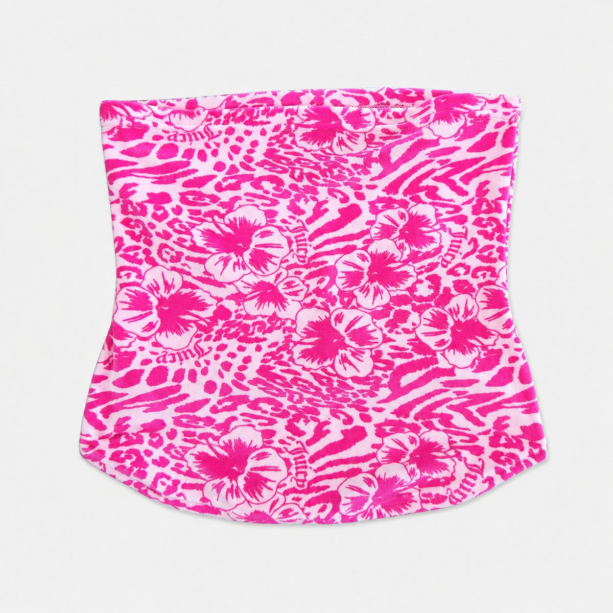 Completo Bandeau Pink Flower Animalier