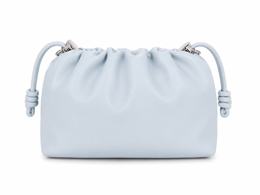 Borsa a Spalla Juicy Couture Celeste con Logo Strass e Catena — 2/2