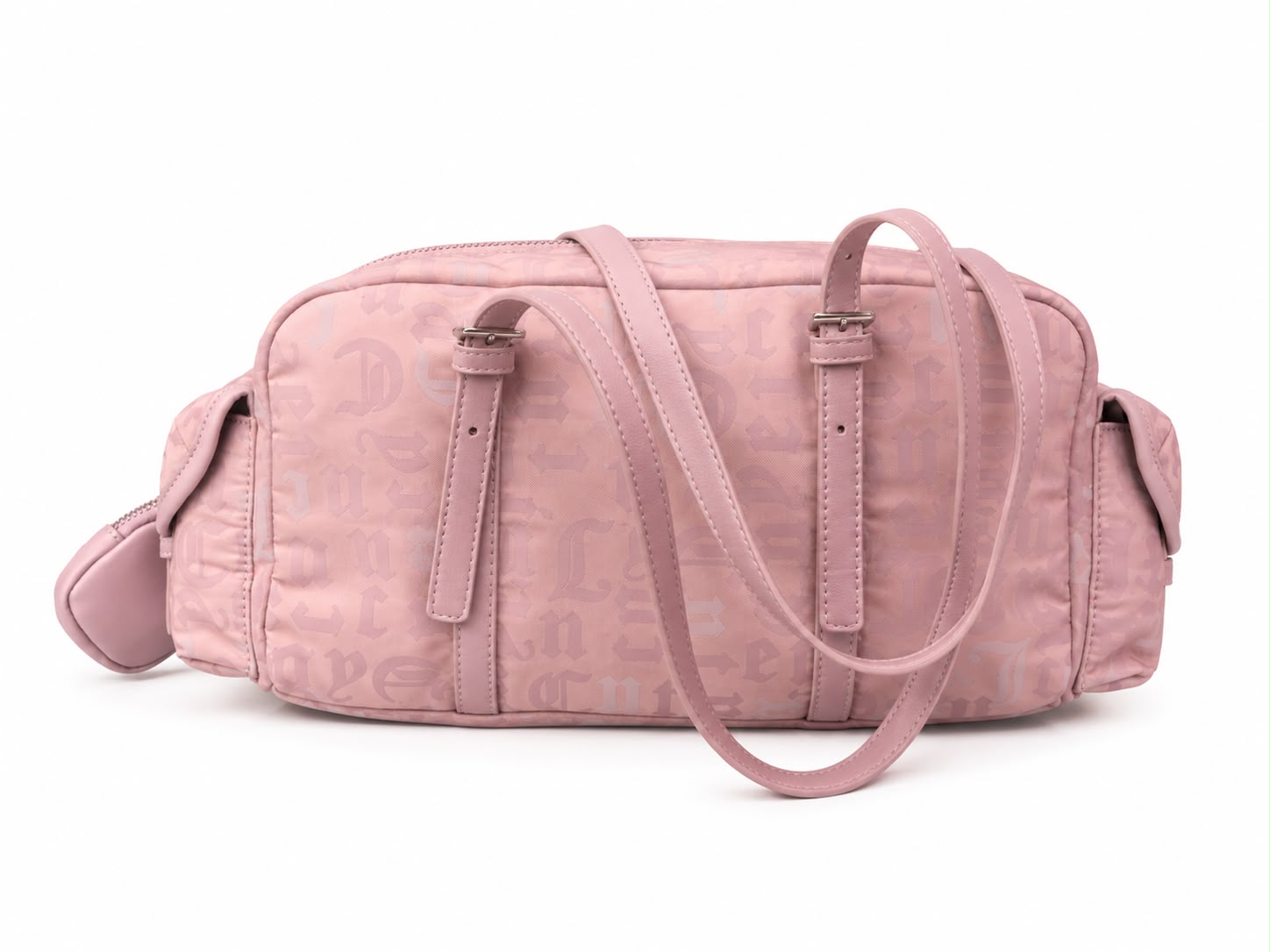 Borsa Bowling Juicy Couture Rosa con Pochette e Charm