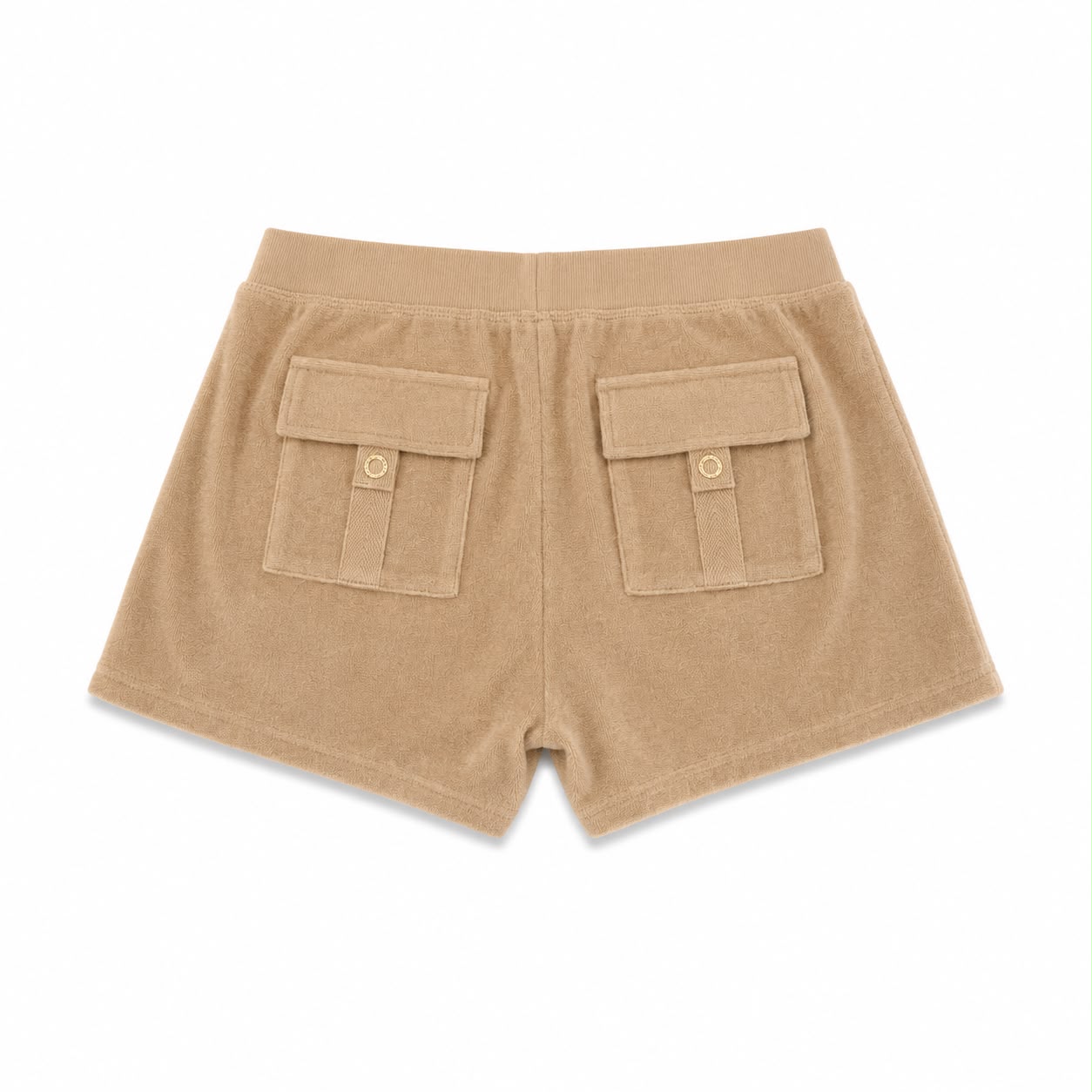 Shorts Donna Juicy Couture in Spugna con Tasche Cargo