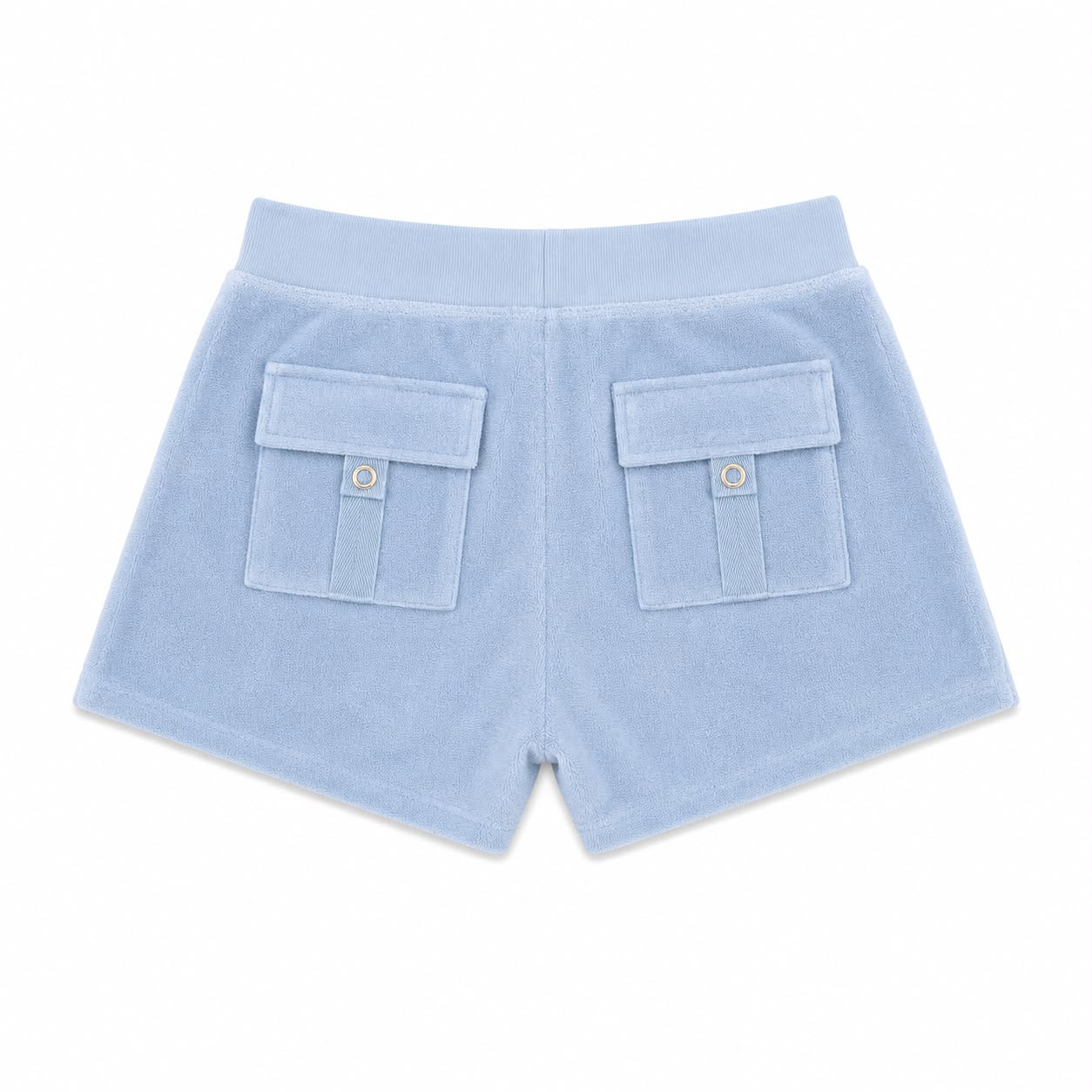 Shorts Donna Juicy Couture in Spugna con Tasche Cargo