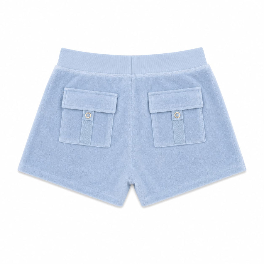 Shorts Donna Juicy Couture in Spugna con Tasche Cargo — 4/4