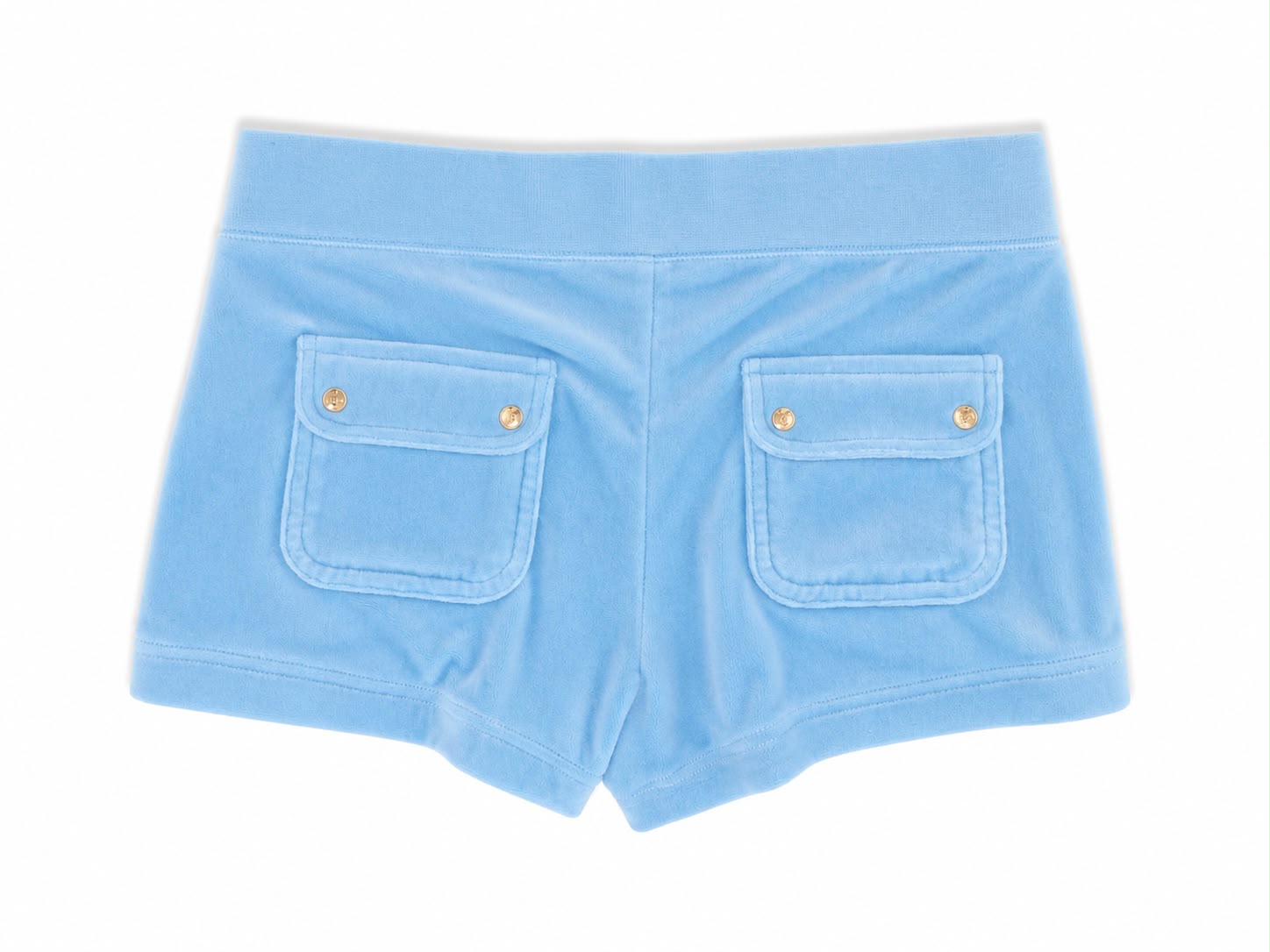 Shorts Donna Juicy Couture in Ciniglia con Logo Ricamato