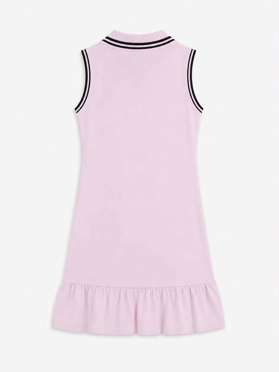 Abito Polo Donna Juicy Couture Rosa con Logo Ricamato — 2/2