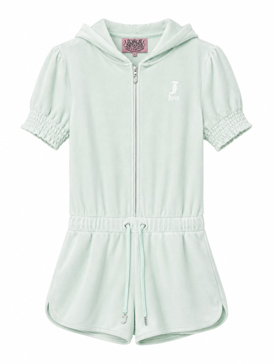 Tutina Corta Donna Juicy Couture con Cappuccio e Zip — 1/2