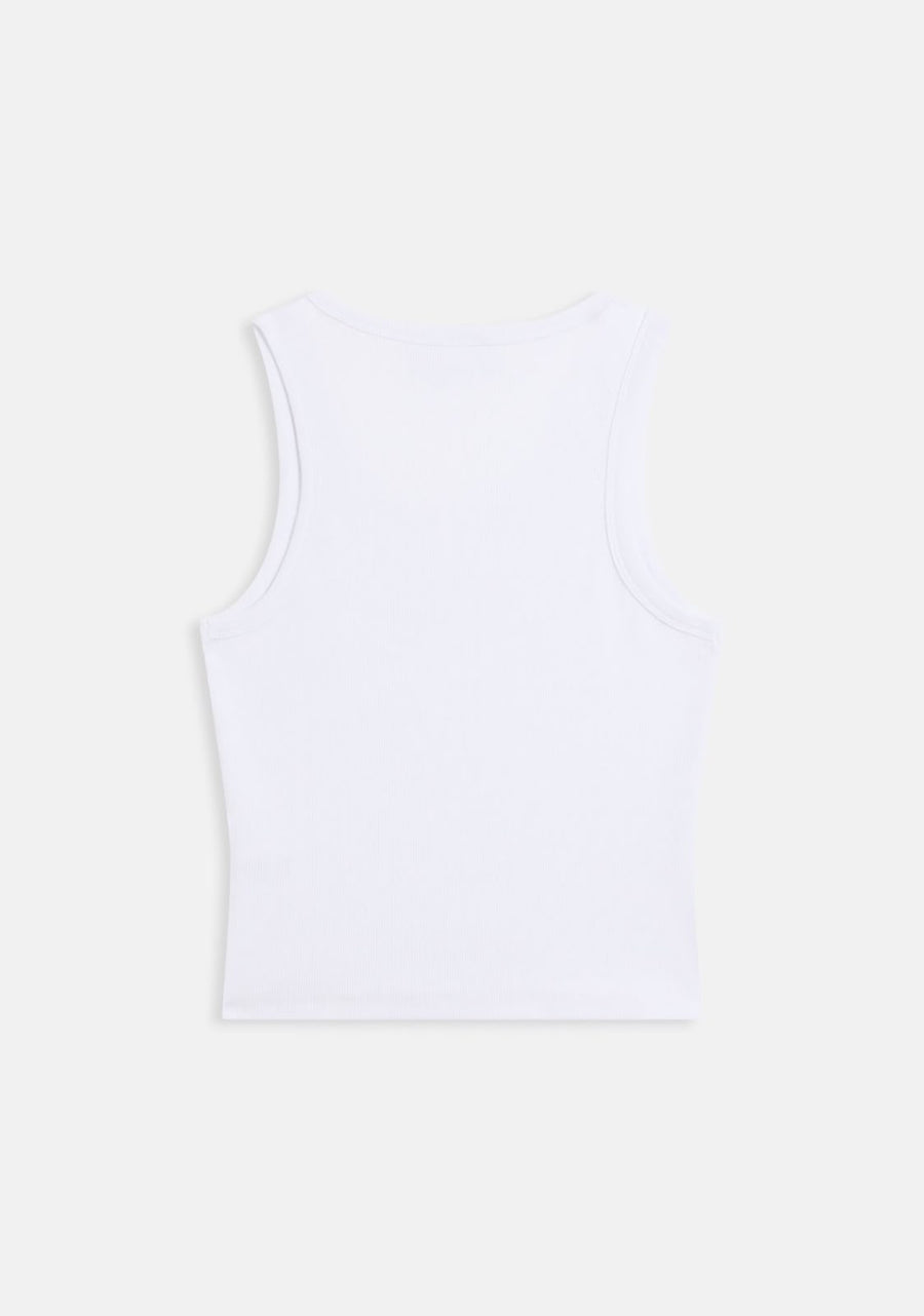 Canotta Sugar  Ribbed 'Juicy' Diamante Tank — 5/12