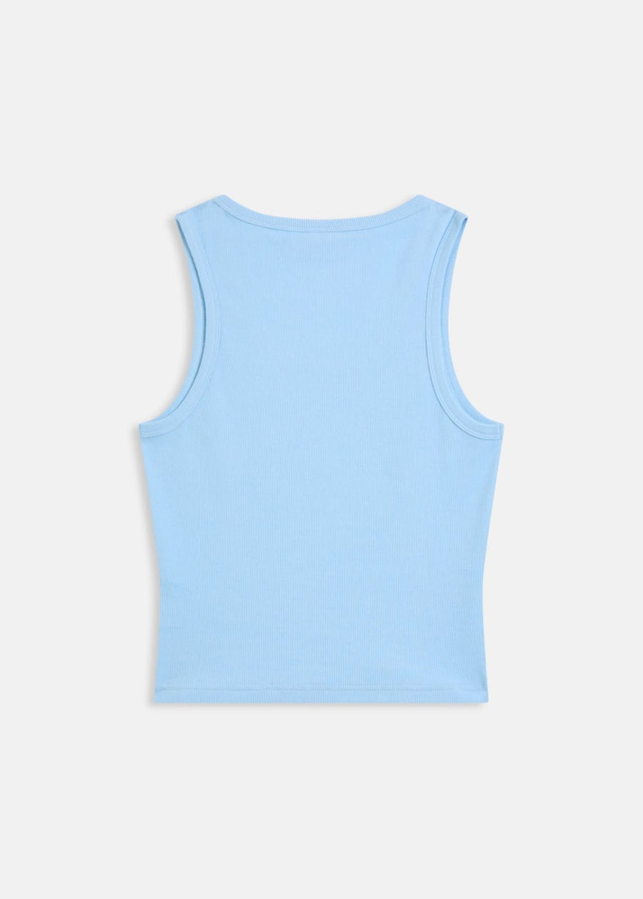 Canotta Sugar  Ribbed 'Juicy' Diamante Tank — 8/12
