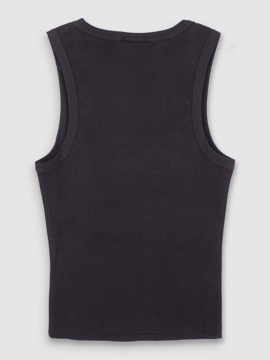 Canotta Sugar  Ribbed 'Juicy' Diamante Tank — 11/12