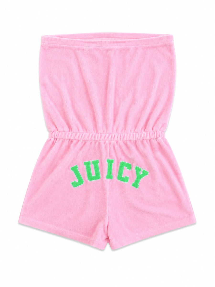 Tutina Donna Juicy Couture a Fascia in Spugna con Logo Ricamato — 5/5