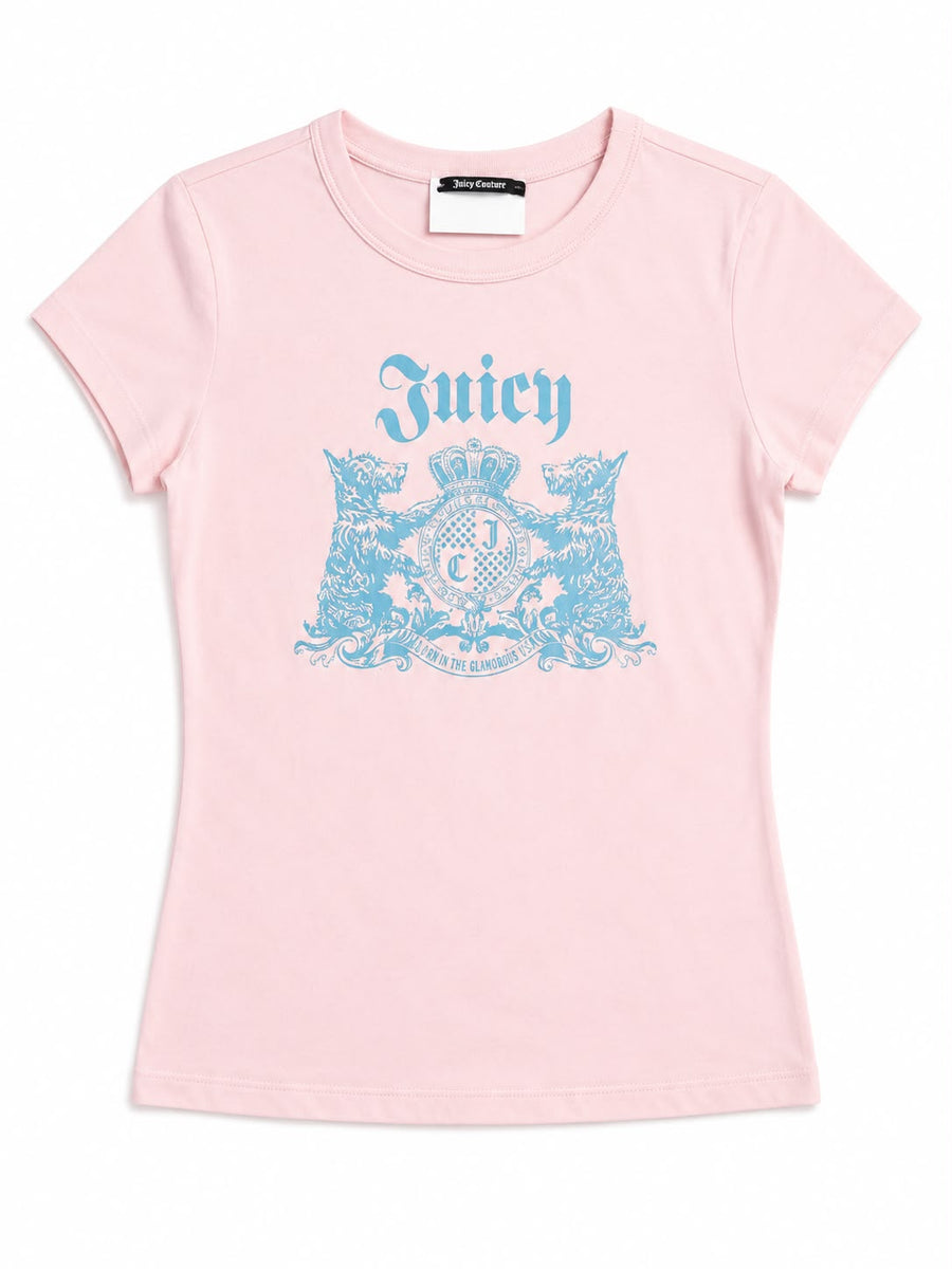 T-shirt Donna Juicy Couture con Stampa Logo – Modelli Assortiti — 6/7