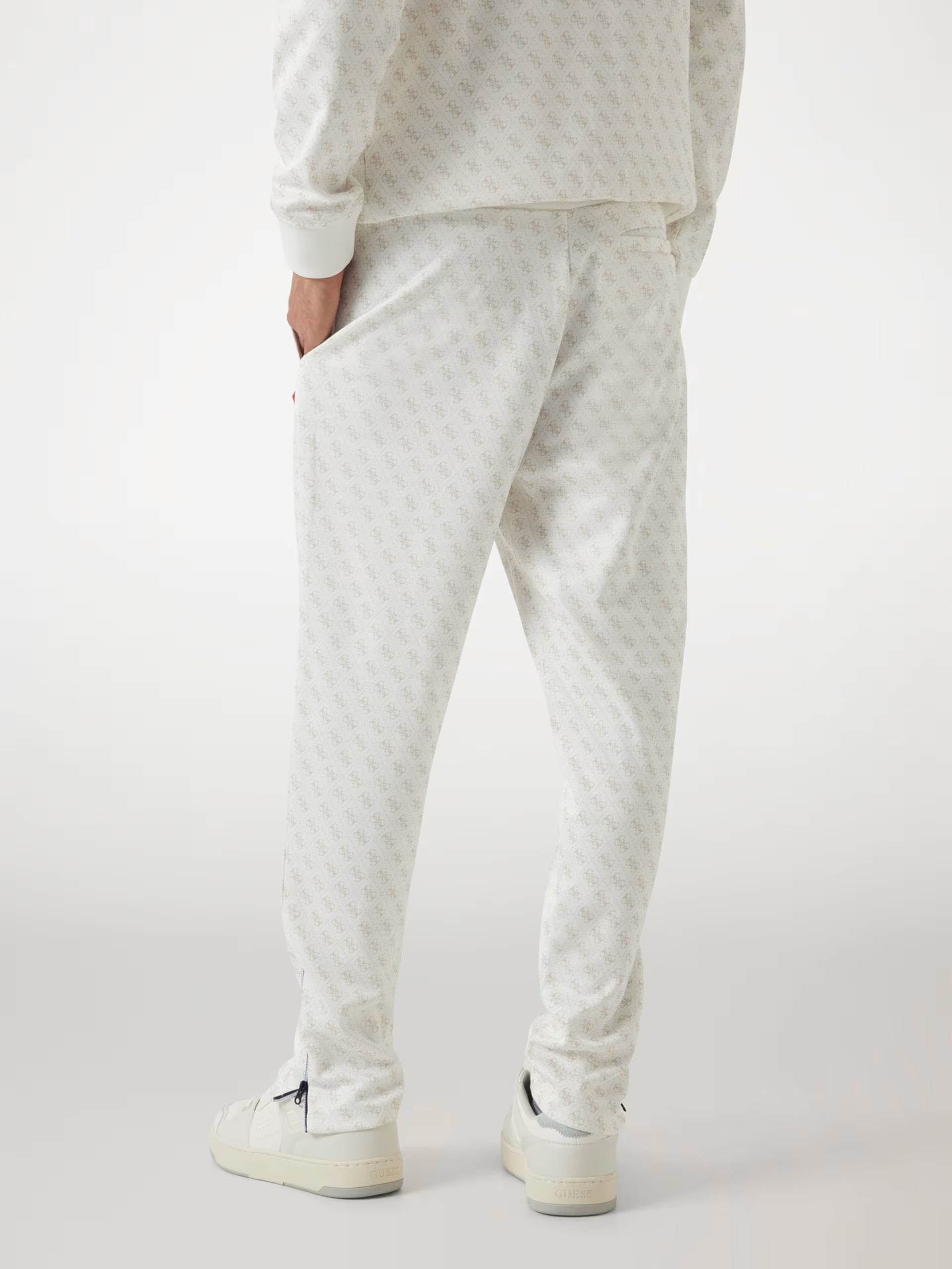 Guess - Pantalone jogger logo all over