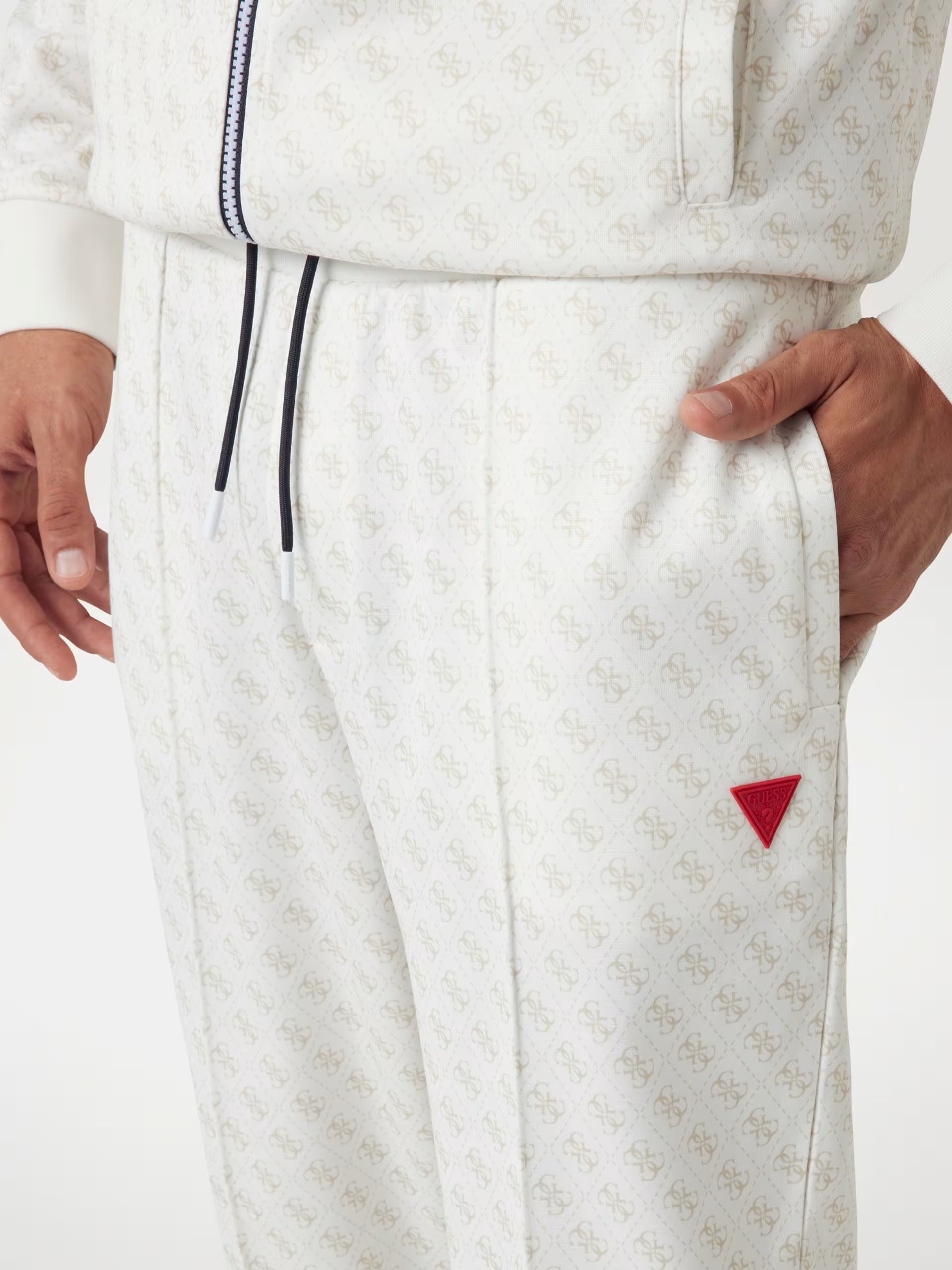 Guess - Pantalone jogger logo all over