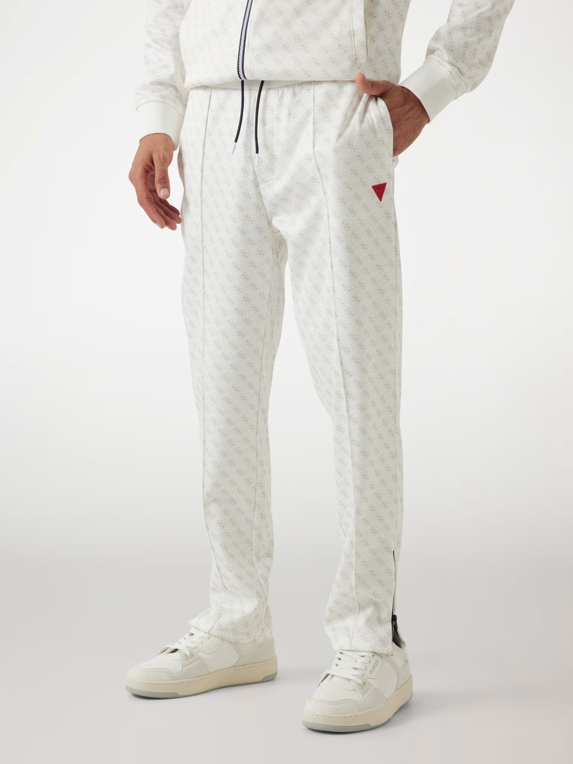 Guess - Pantalone jogger logo all over