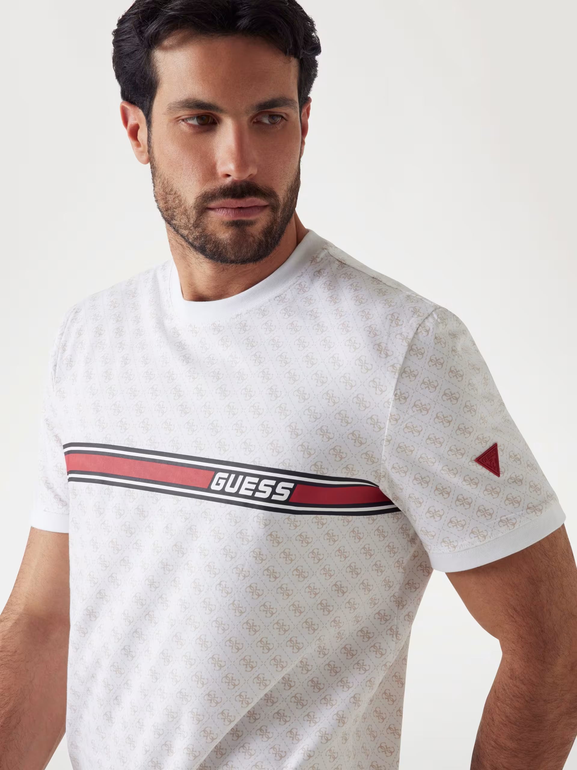 Guess - T-shirt logo all over