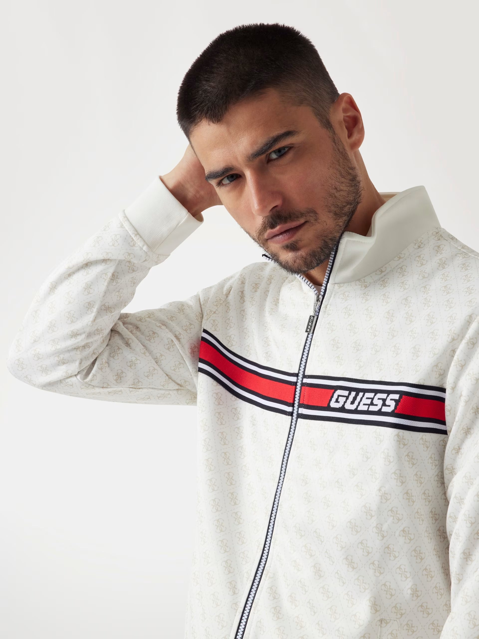 Guess - Felpa logo all over
