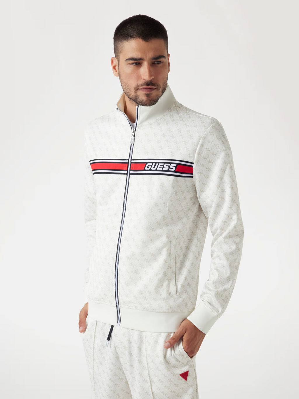 Guess - Felpa logo all over