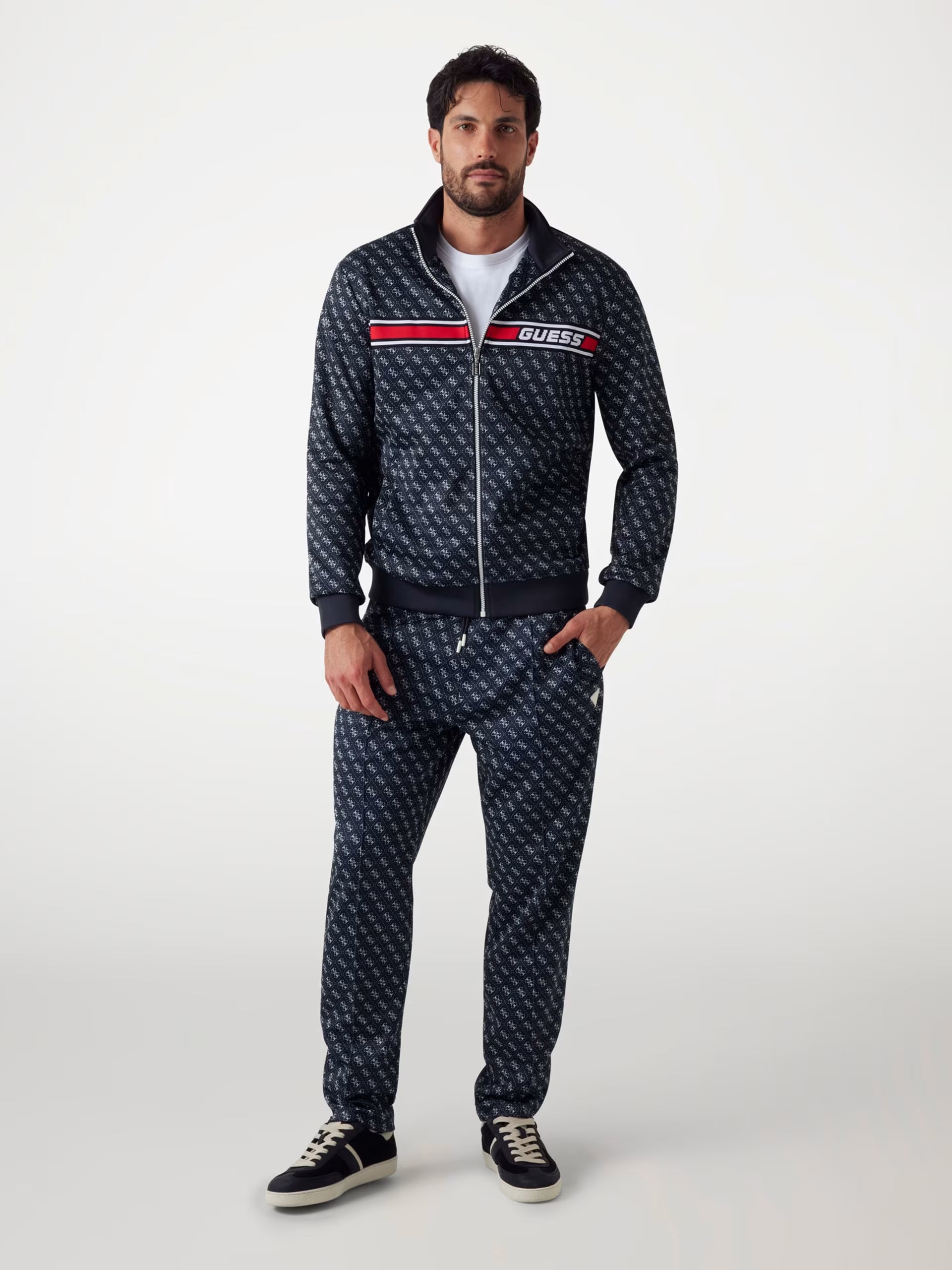 Felpa Guess - Felpa Logo All Over