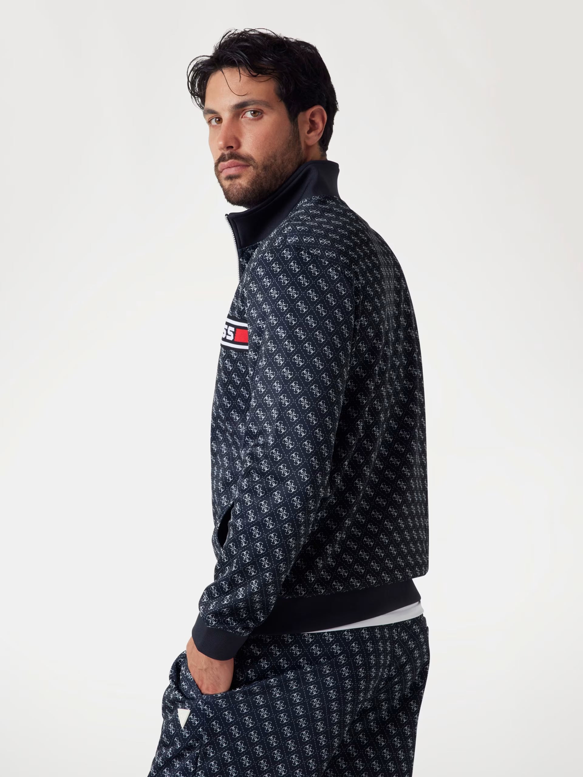 Felpa Guess - Felpa Logo All Over