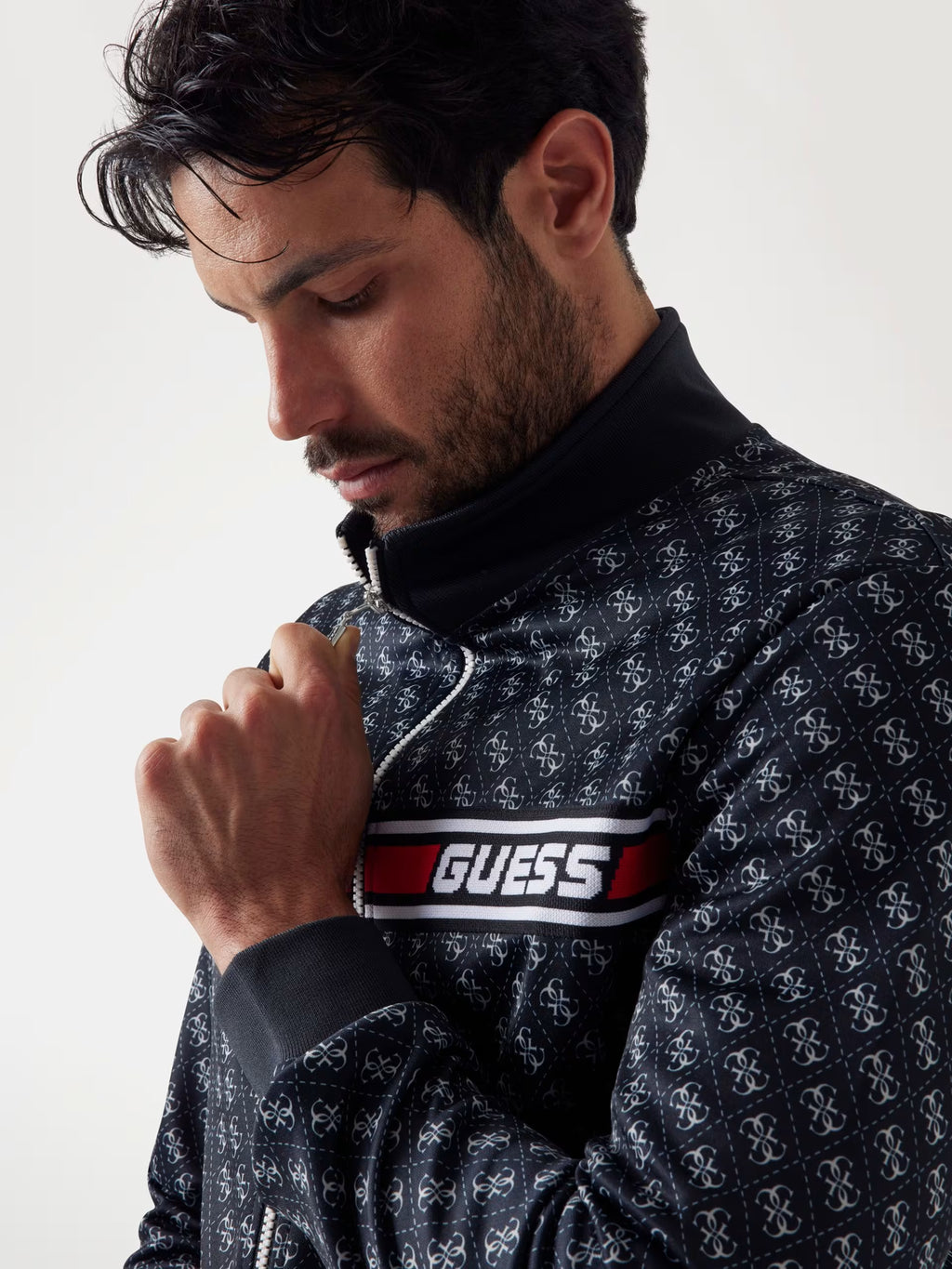 Felpa Guess - Felpa Logo All Over