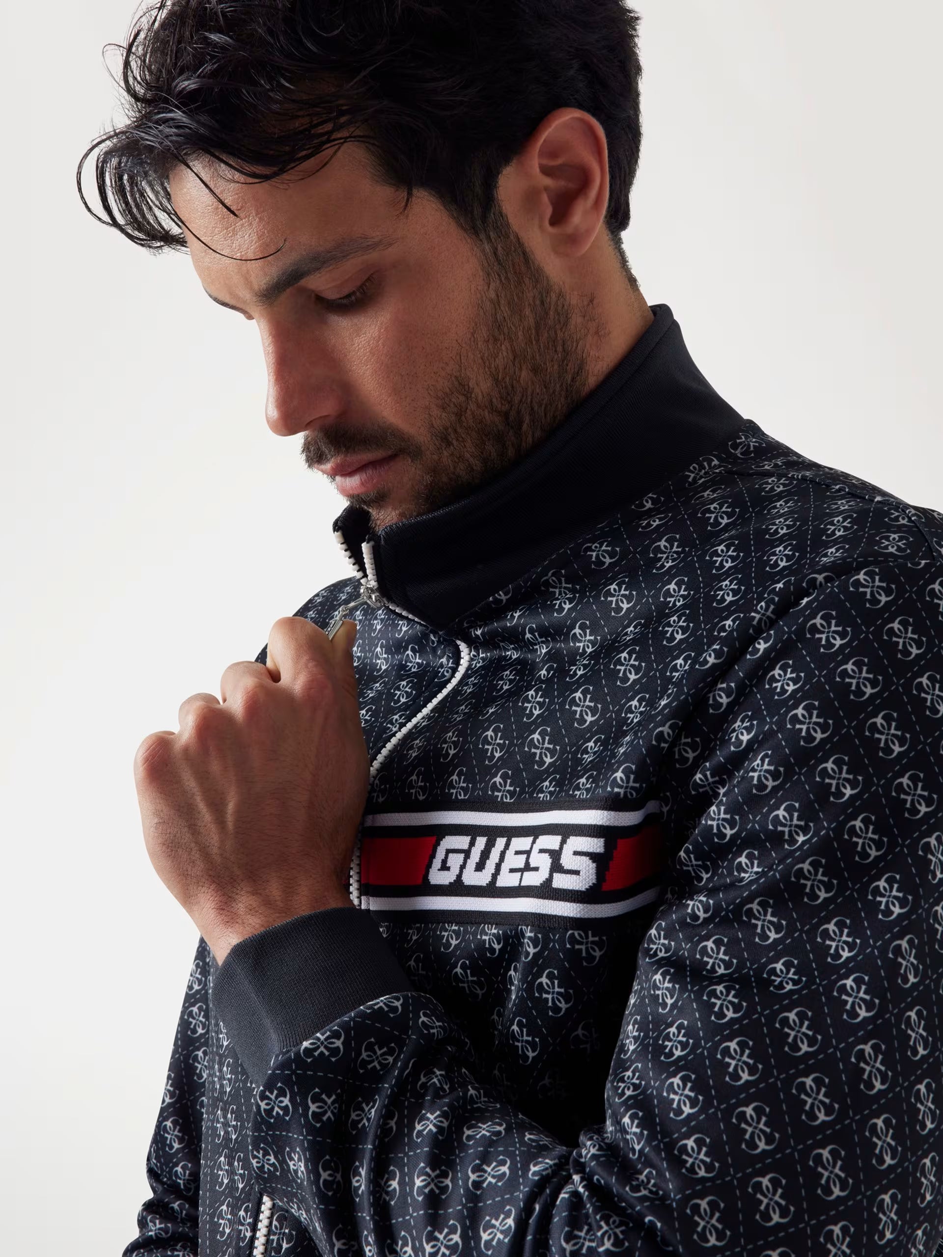 Felpa Guess - Felpa Logo All Over