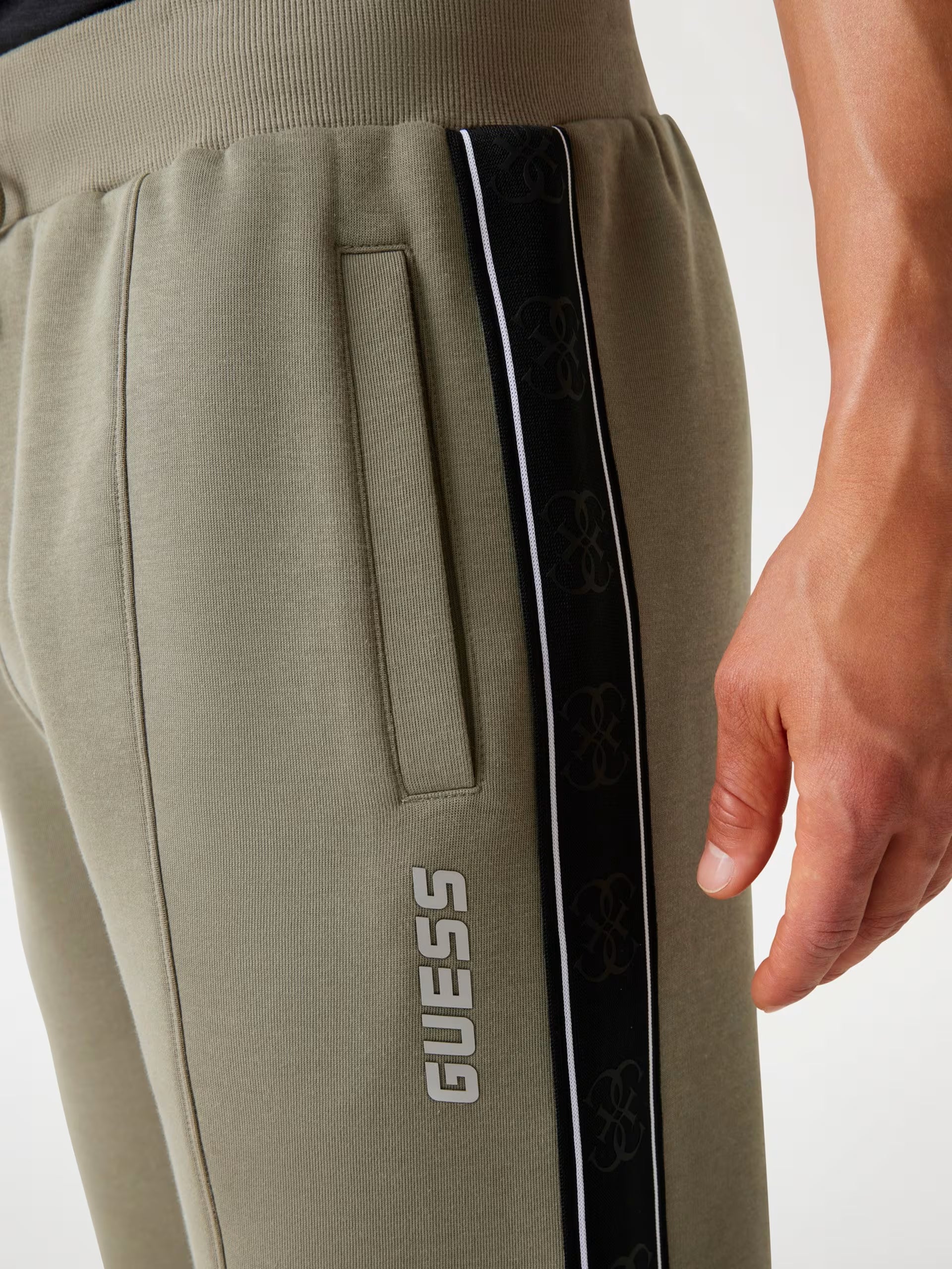 Pantalone Guess - Pantalone jogger con logo laterale