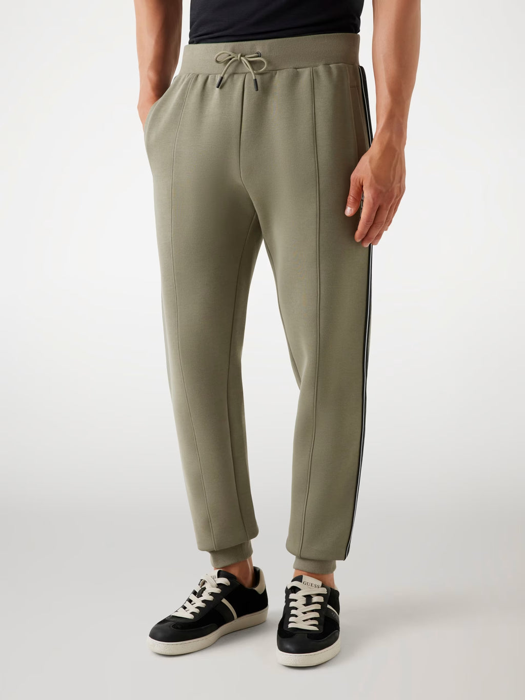 Pantalone Guess - Pantalone jogger con logo laterale