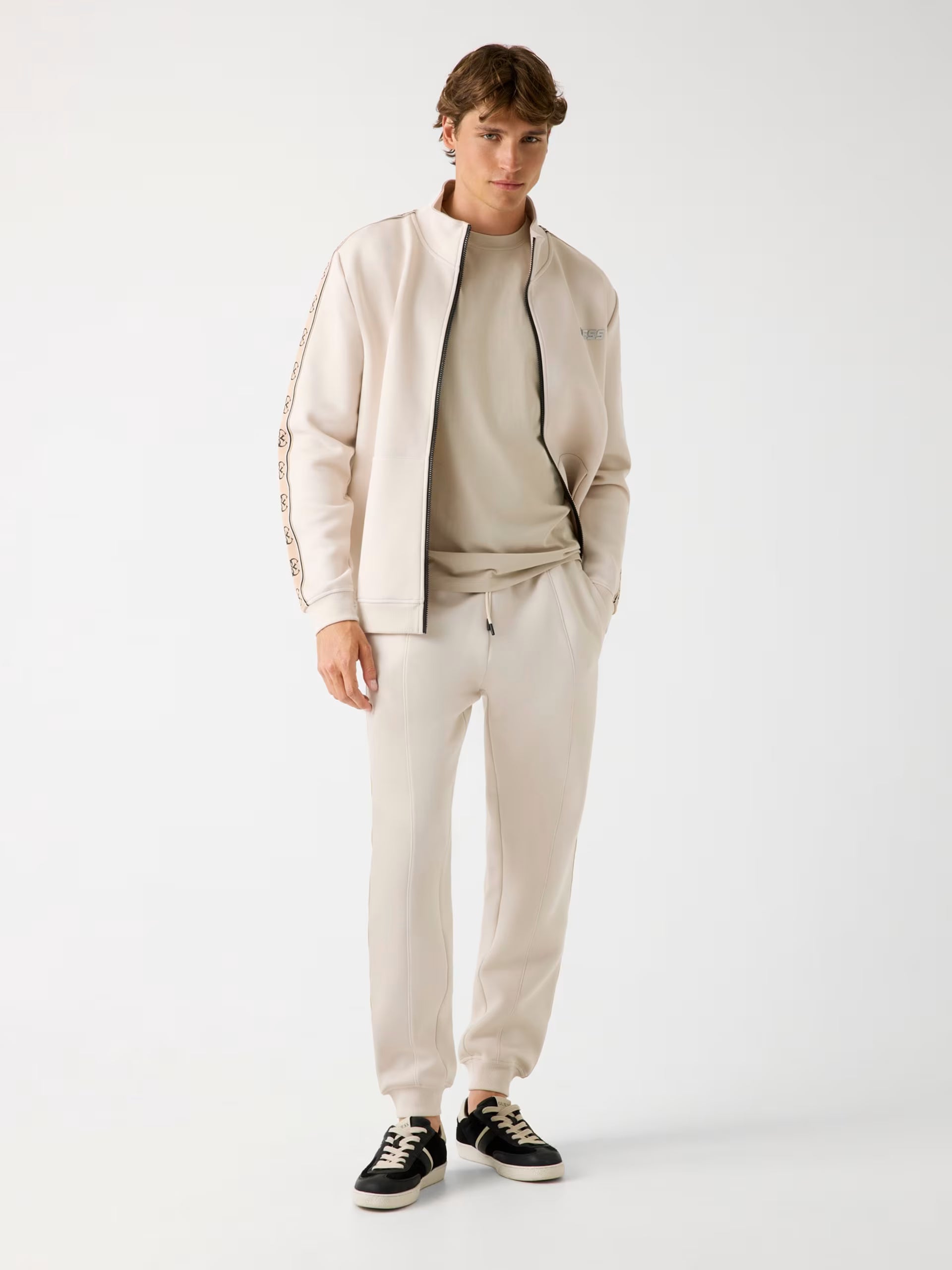 Guess - Pantaloni jogger logo laterale