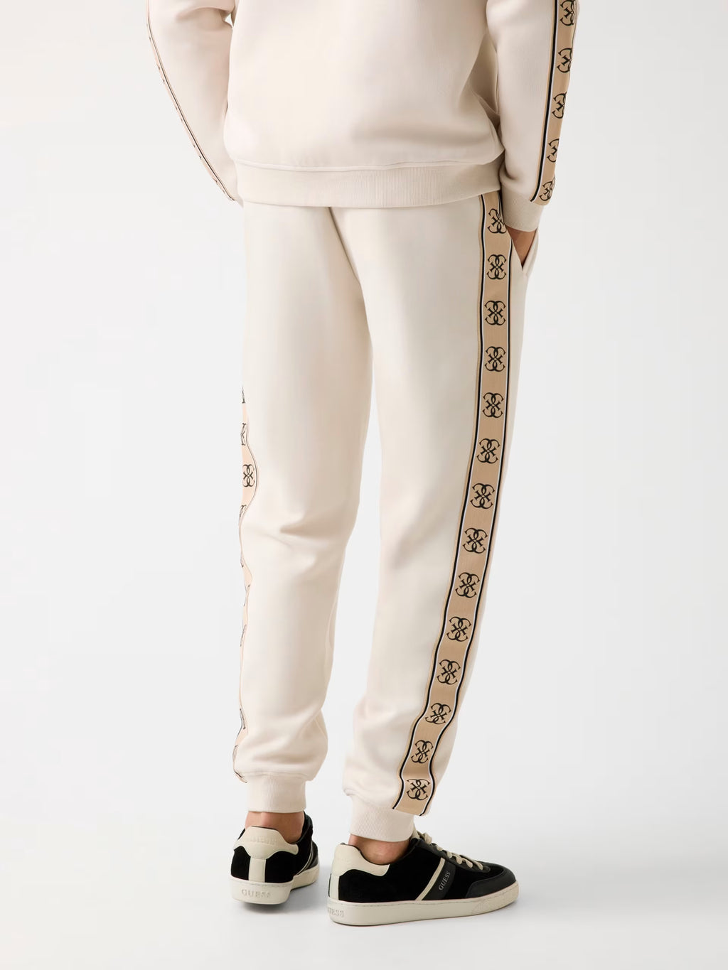 Guess - Pantaloni jogger logo laterale