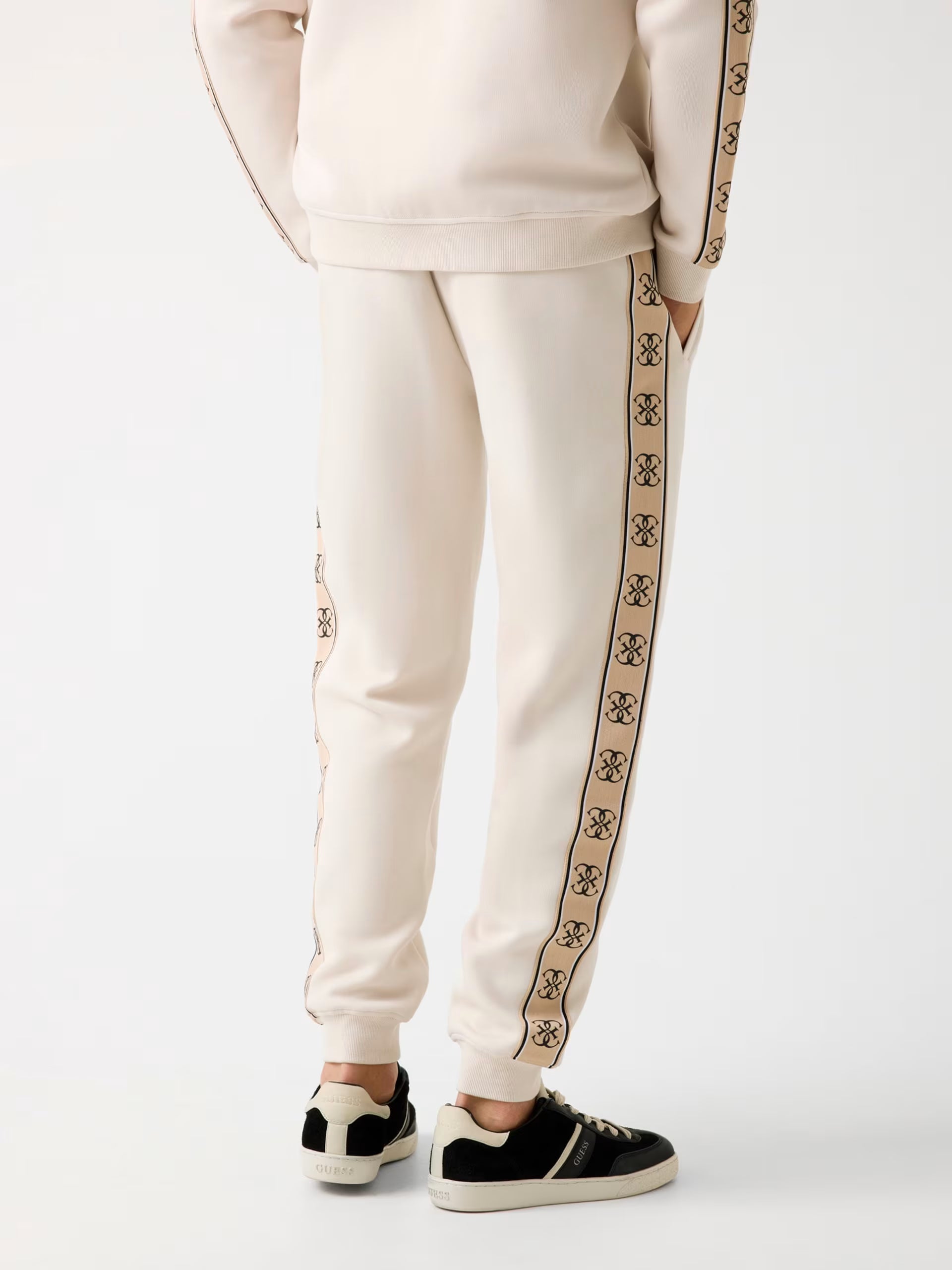 Guess - Pantaloni jogger logo laterale