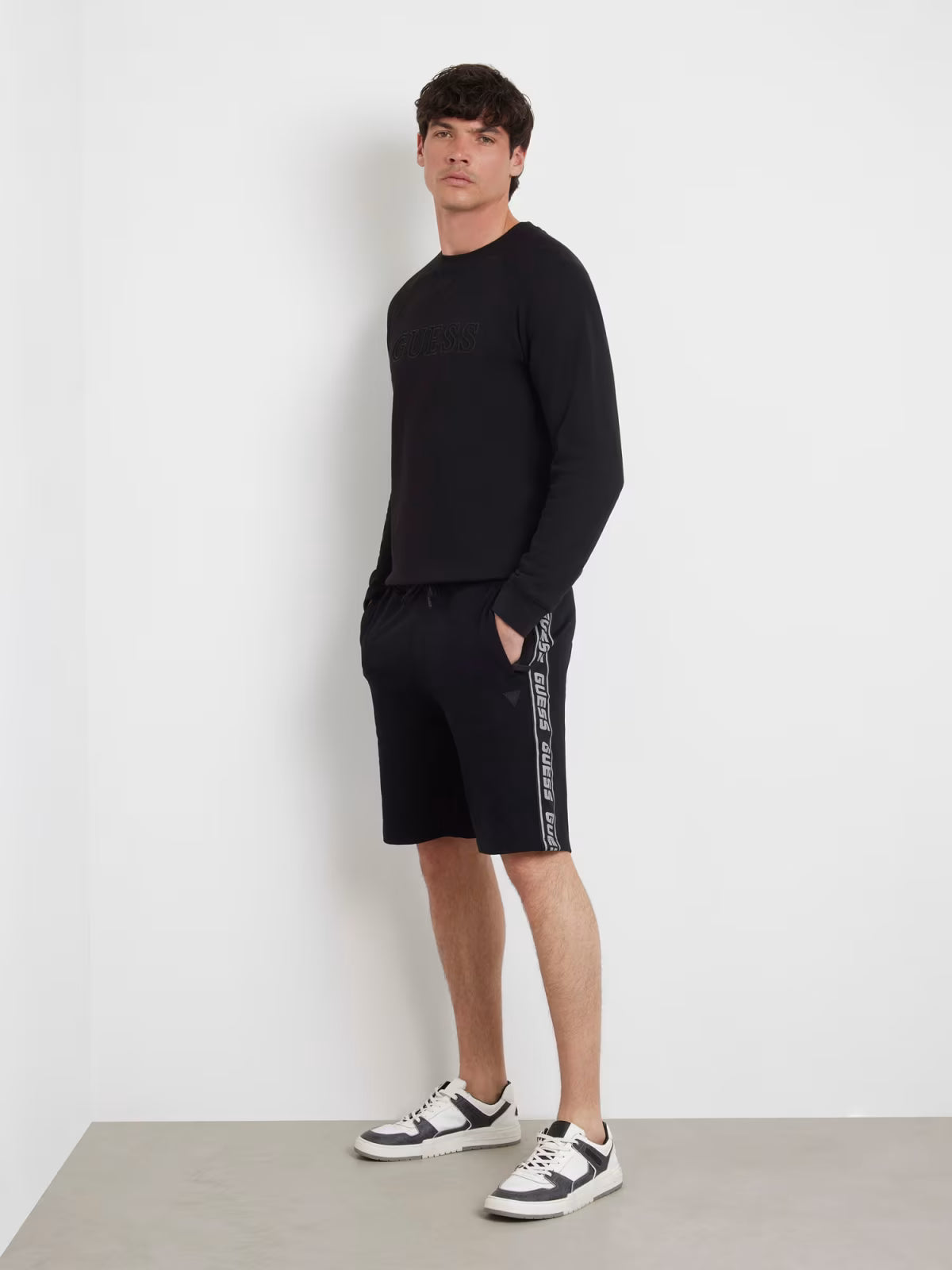 Short Uomo Guess con Logo Laterale