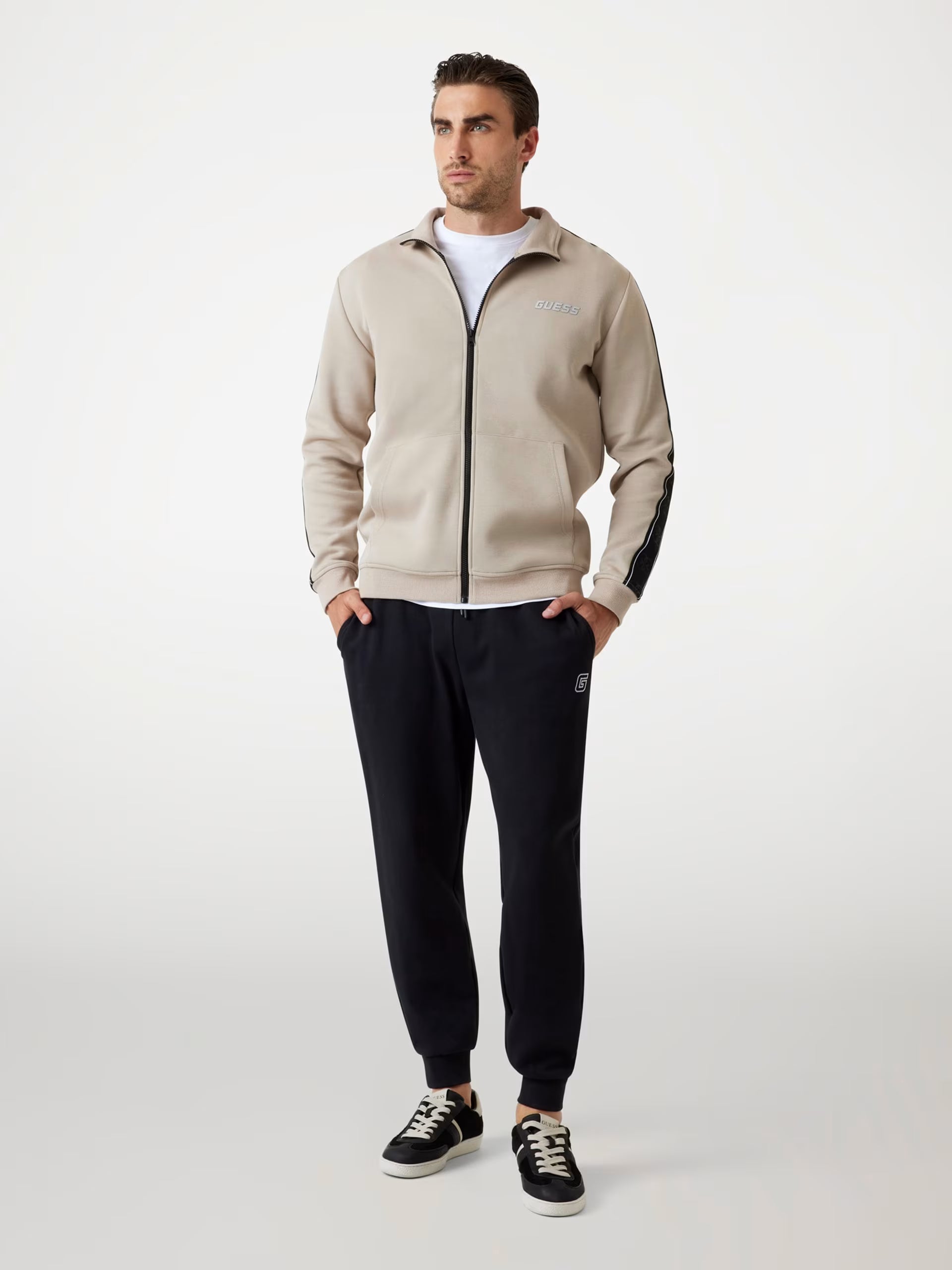 Felpa Guess - Felpa con logo laterale