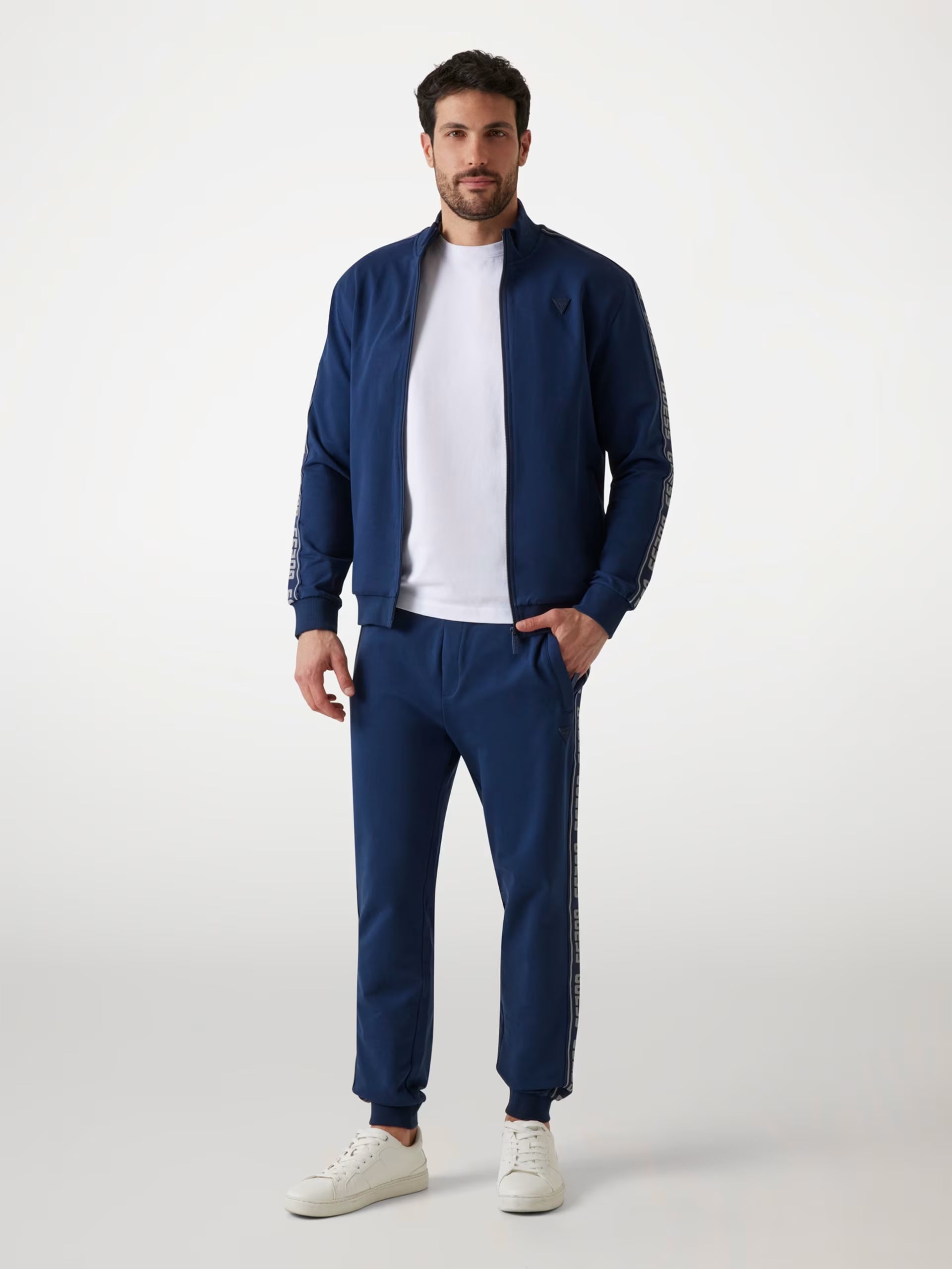 Guess - Felpa zip intera