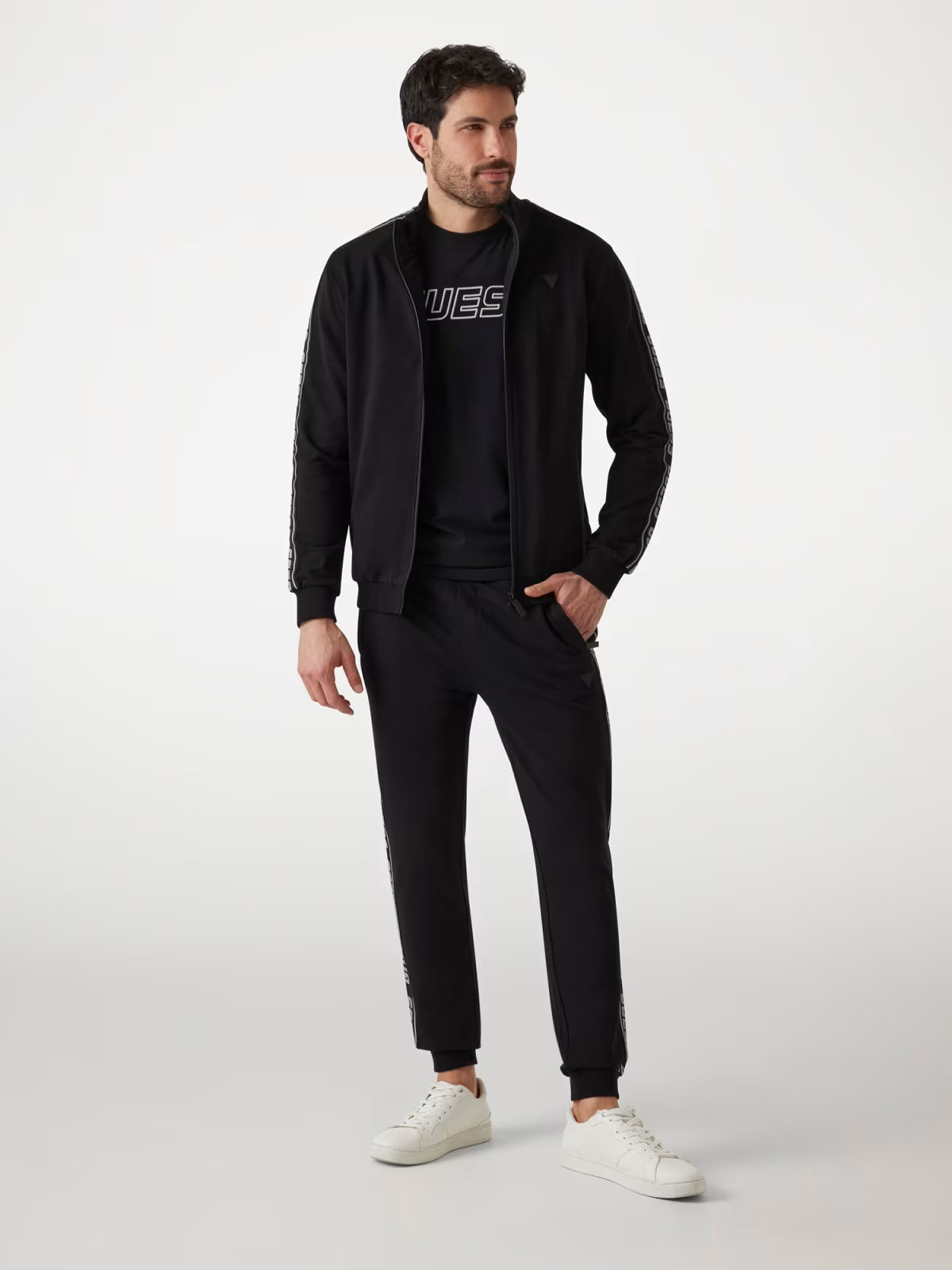 Felpa Guess - Felpa Logo Laterale