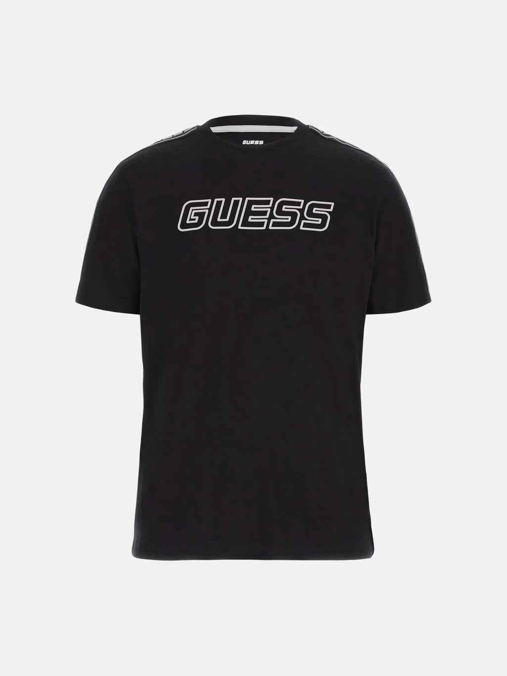 GUESS - T-SHIRT STRETCH LOGO FRONTALE