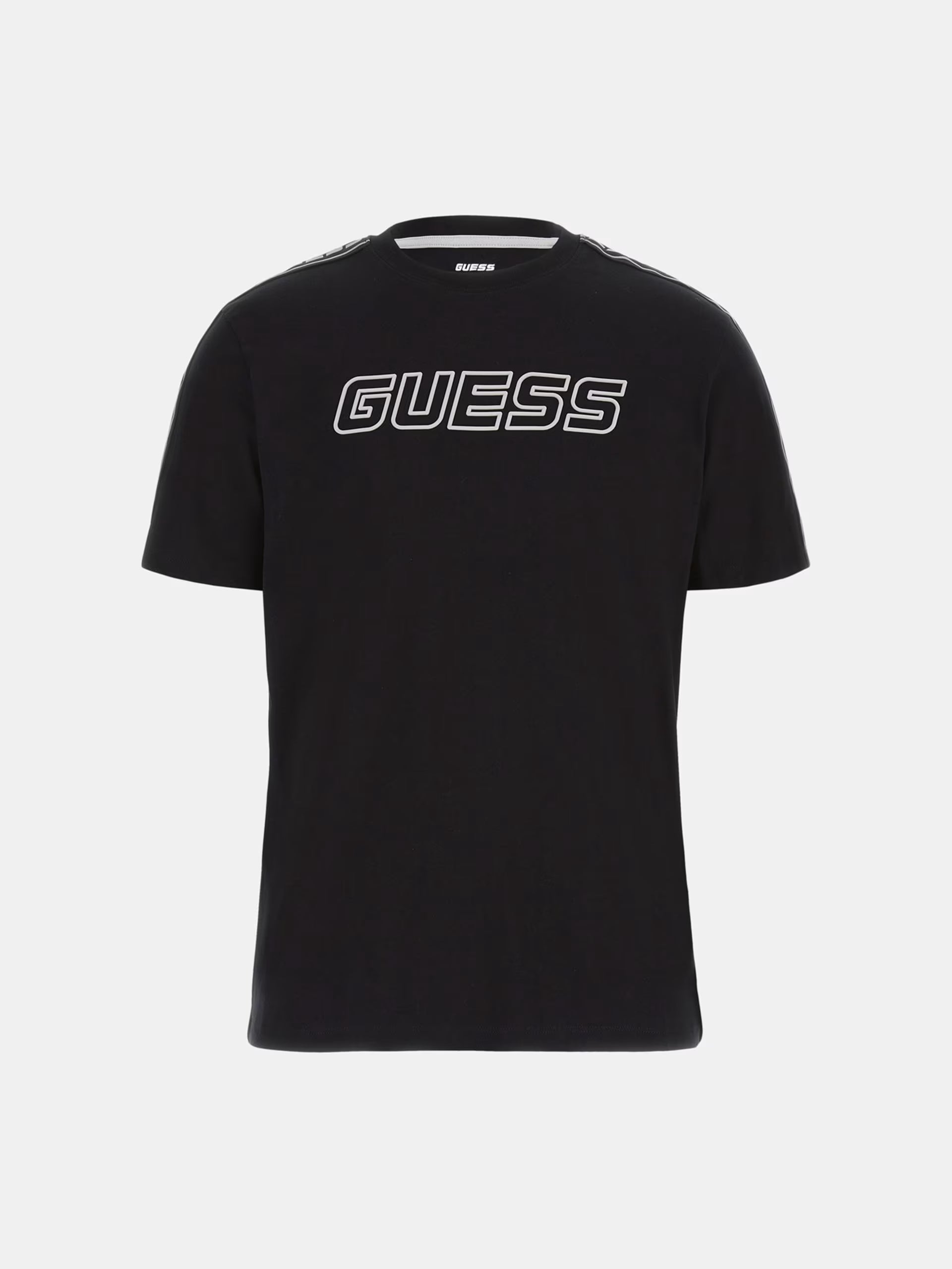 GUESS - T-SHIRT STRETCH LOGO FRONTALE