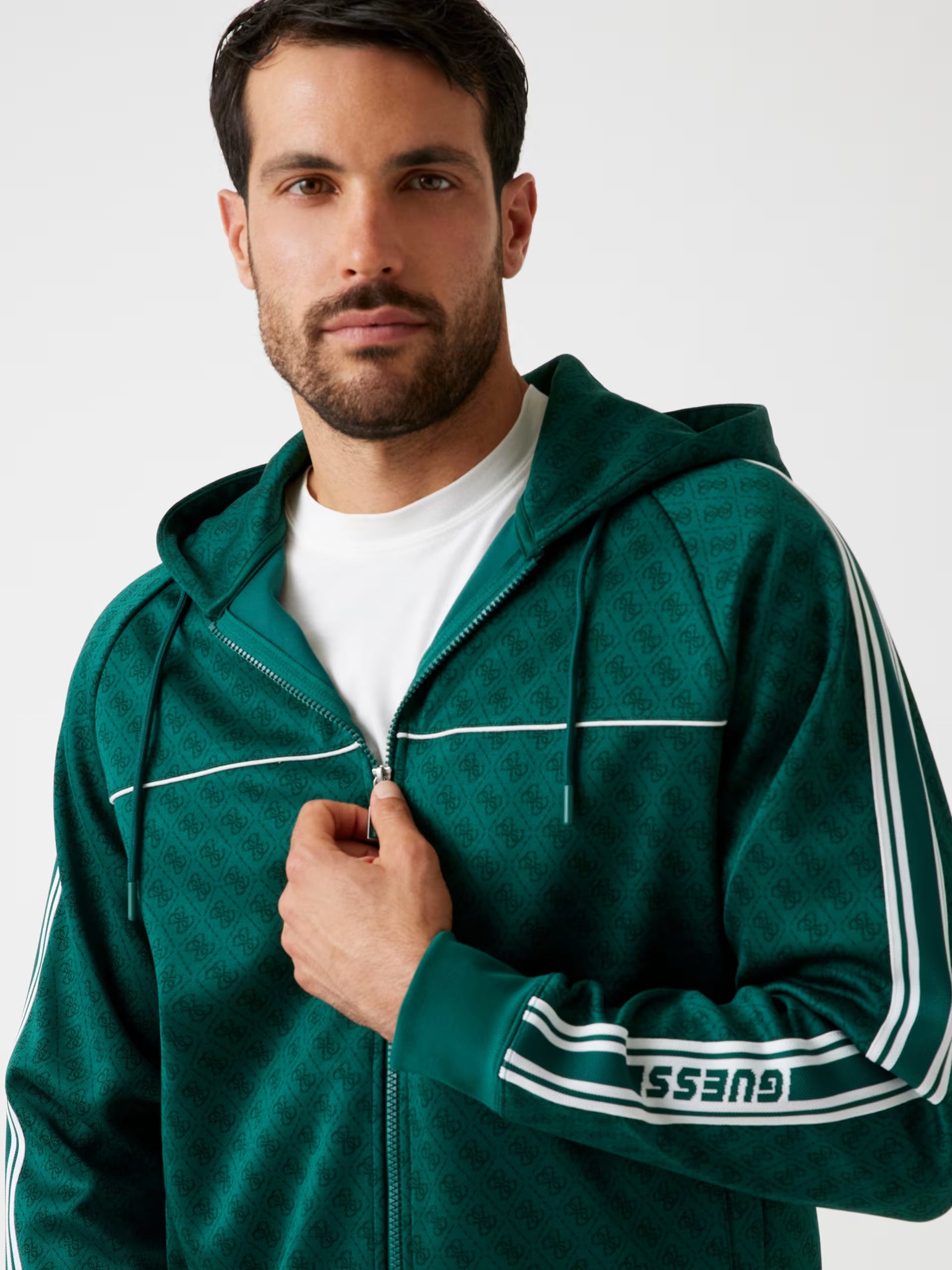 Felpa Guess - Felpa regular fit con logo 4G