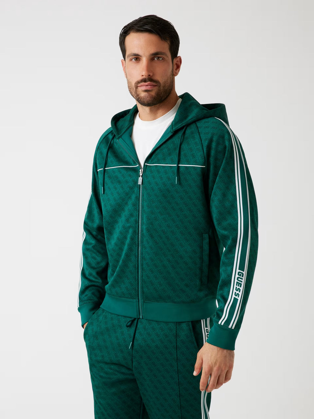Felpa Guess - Felpa regular fit con logo 4G